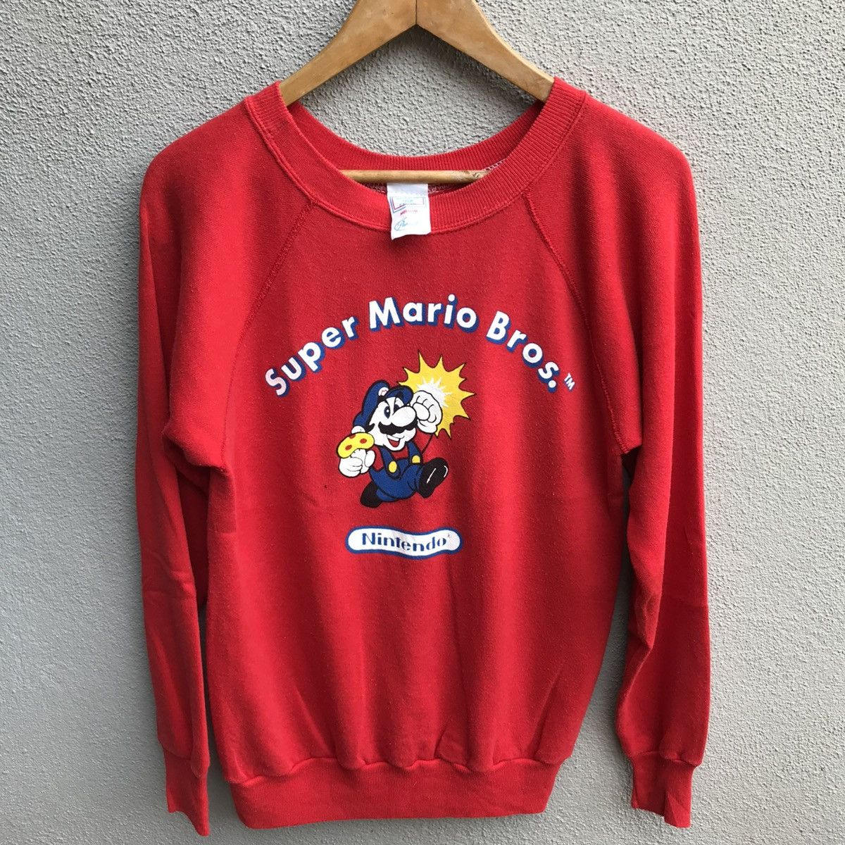 Nintendo Vintage rare 80s NINTENDO Super Mario game Size US M / EU 48-50 / 2 - 2 Thumbnail