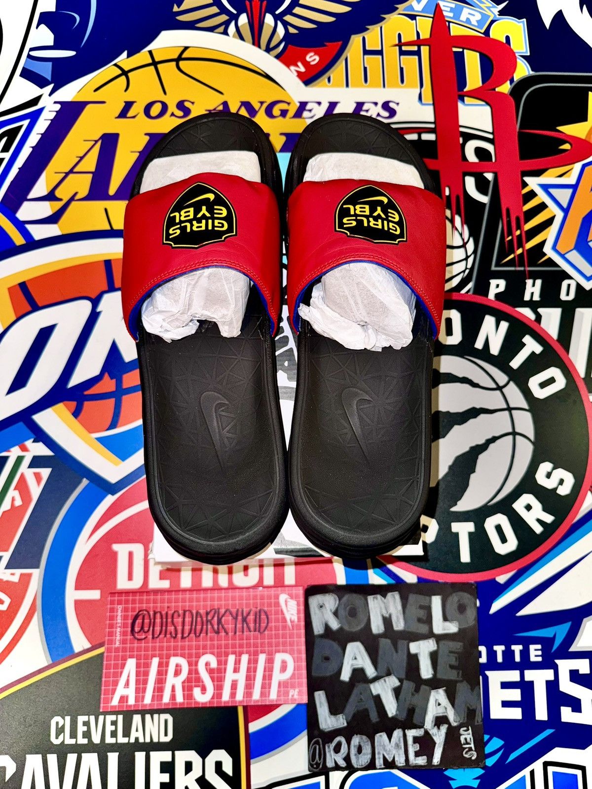 Nike Red/Black/Game Royal Nike EYBL Benassi Slides (749833-006) Size US 11 / EU 44 - 3 Thumbnail