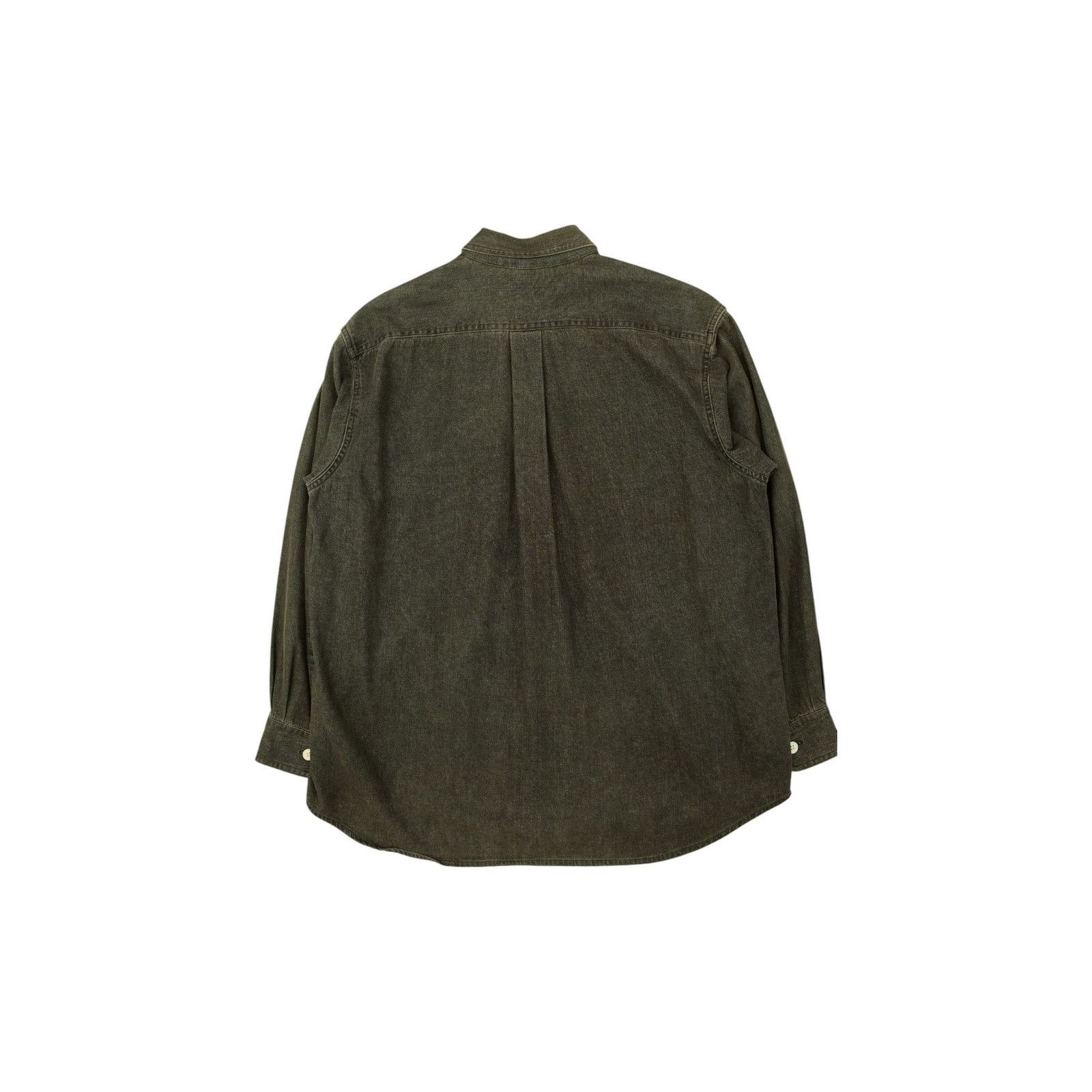 Comme des Garcons Homme Grey Denim Button Up Shirt Size US M / EU 48-50 / 2 - 2 Thumbnail