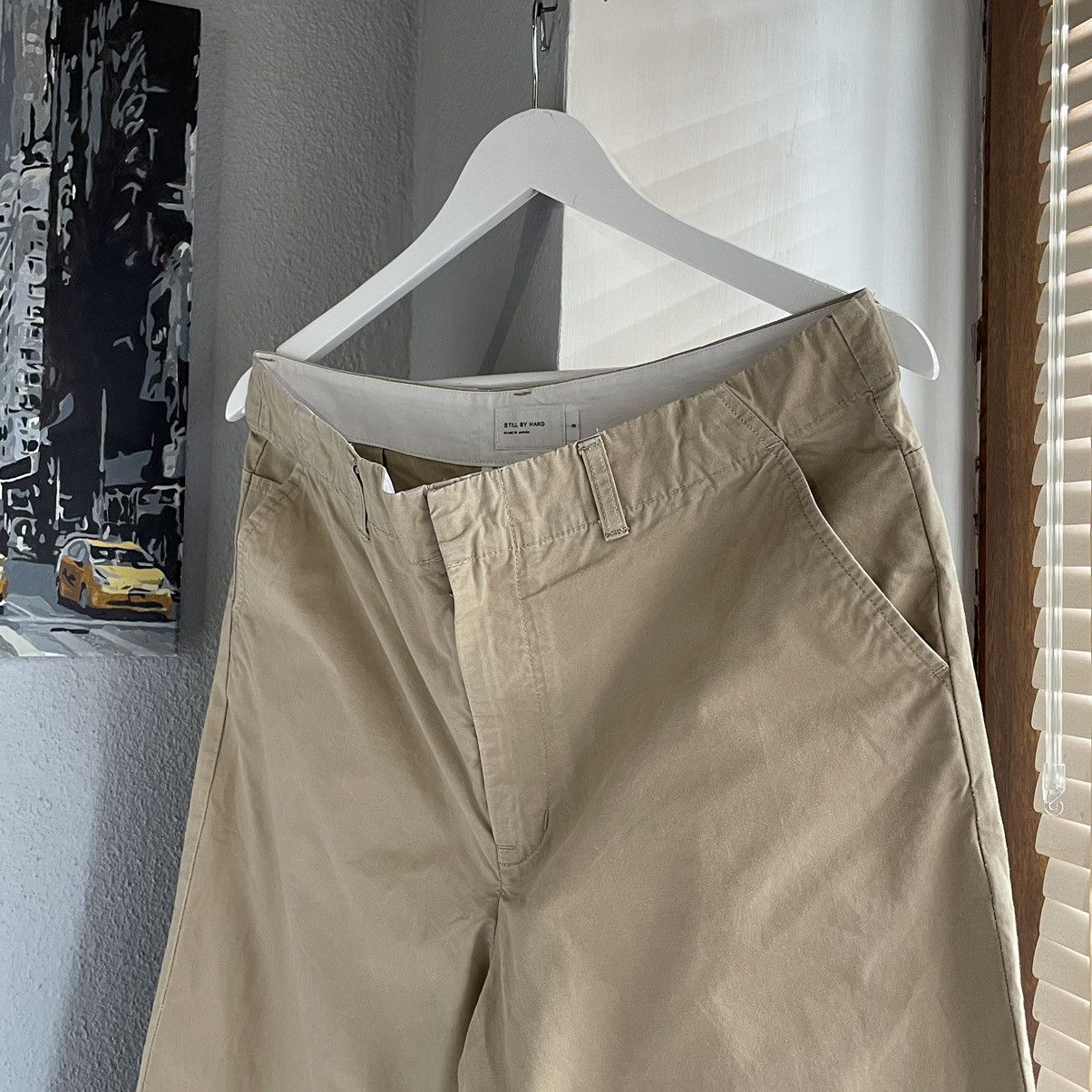 Japanese Brand × STILL BY HAND STILL BY HAND Japan Made Beige Chino Pants / Sz 3 Size US 34 / EU 50 - 3 Thumbnail
