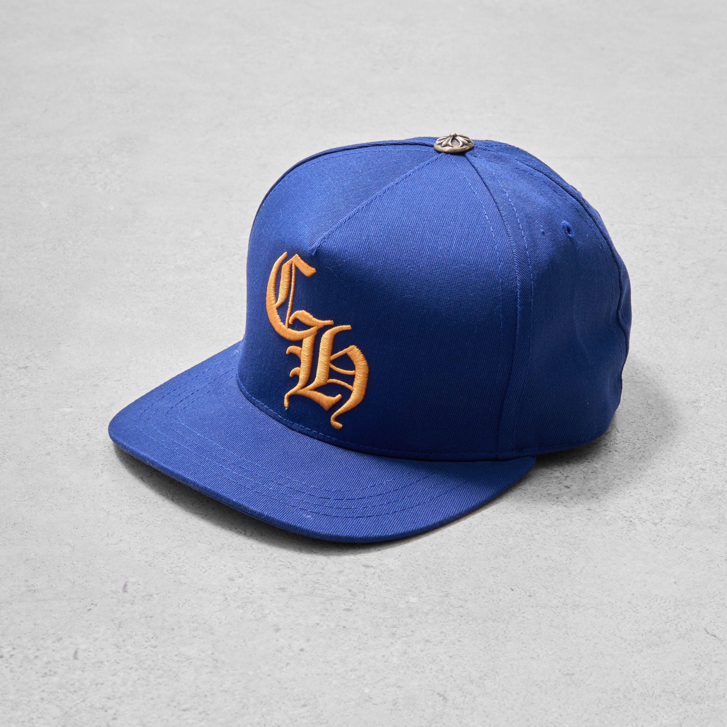 Chrome Hearts CHROME HEARTS CH Leather Patch Baseball Cap BLUE/ORANGE Size ONE SIZE - 2 Thumbnail