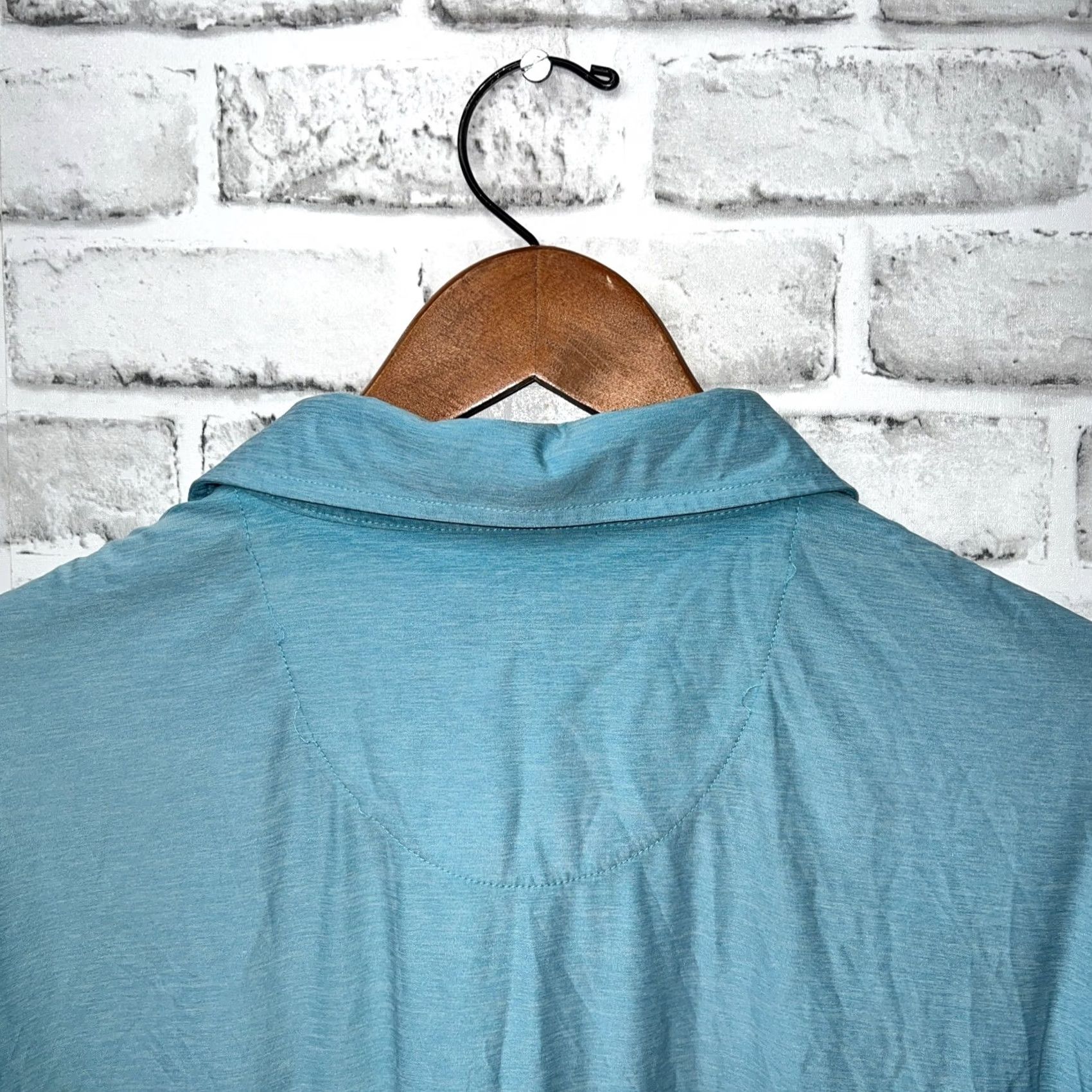 Vintage Straight Down Polo Shirt Mens Size L Blue Regular Fit Shirt Size US L / EU 52-54 / 3 - 5 Thumbnail