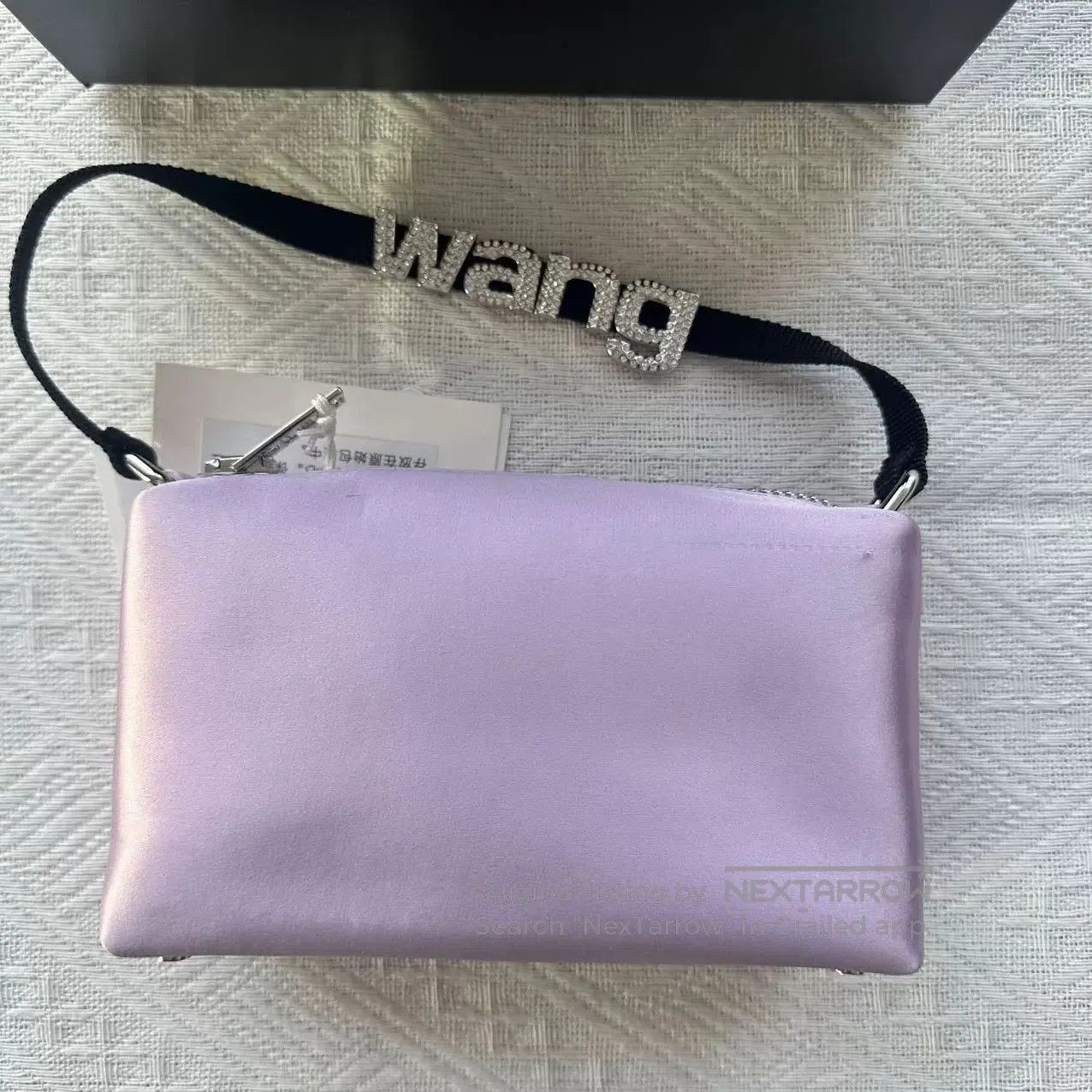 Alexander Wang Alexander Wang Purple Silk Rhinestone Handbag. Size ONE SIZE - 3 Thumbnail