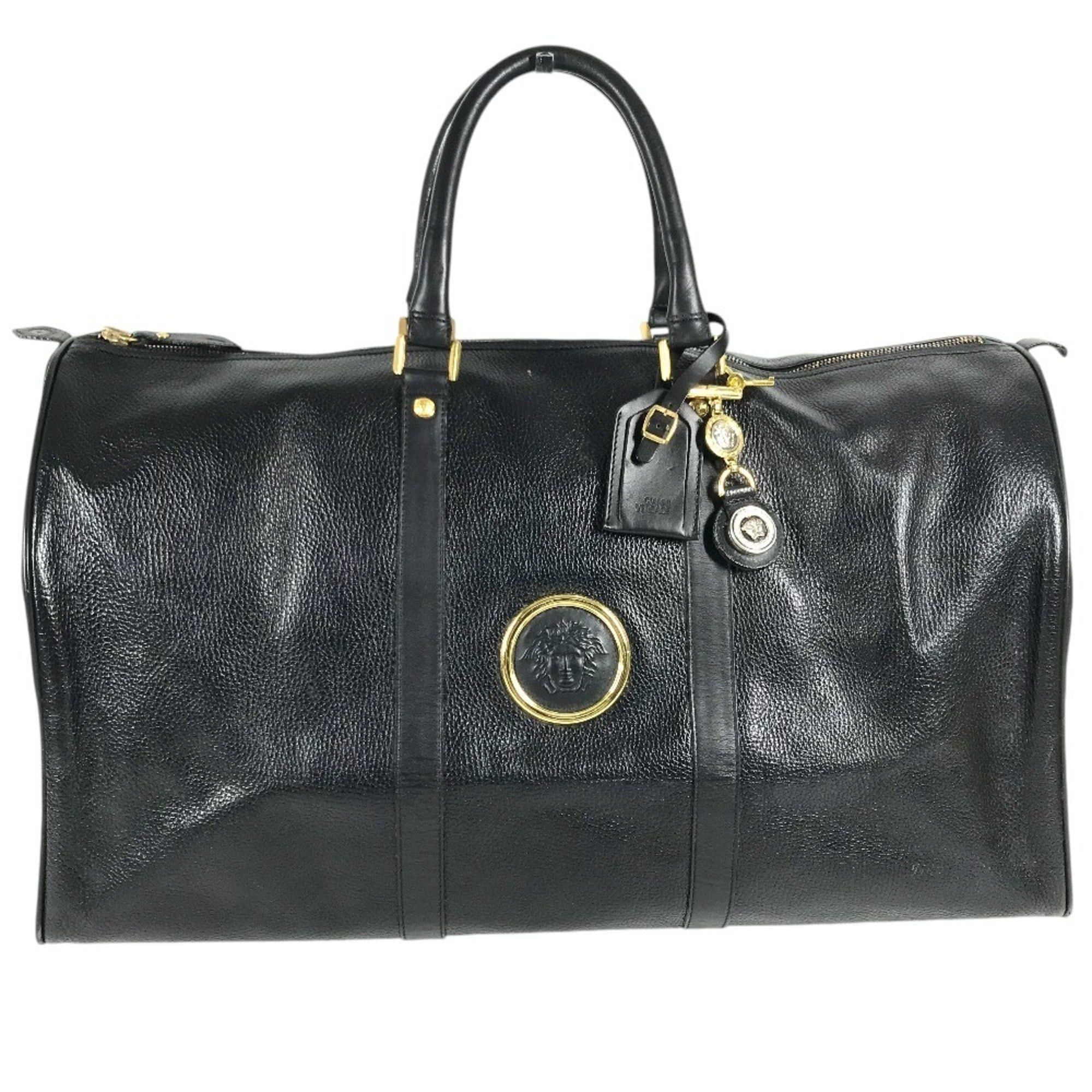 Versace Versace Sunburst Logo Tote Bag/Shoulder Bag in Embossed