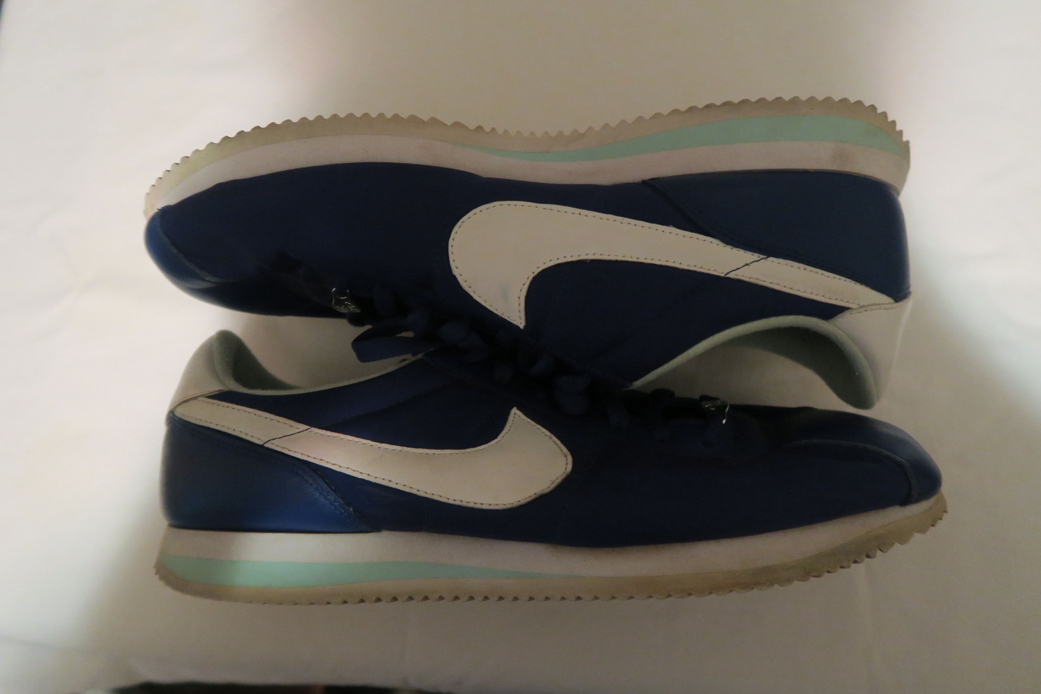 Nike Nike Cortez Basic Nylon Dark Treasure Blue Mint Sneakers Size US 13 / EU 46 - 9 Thumbnail