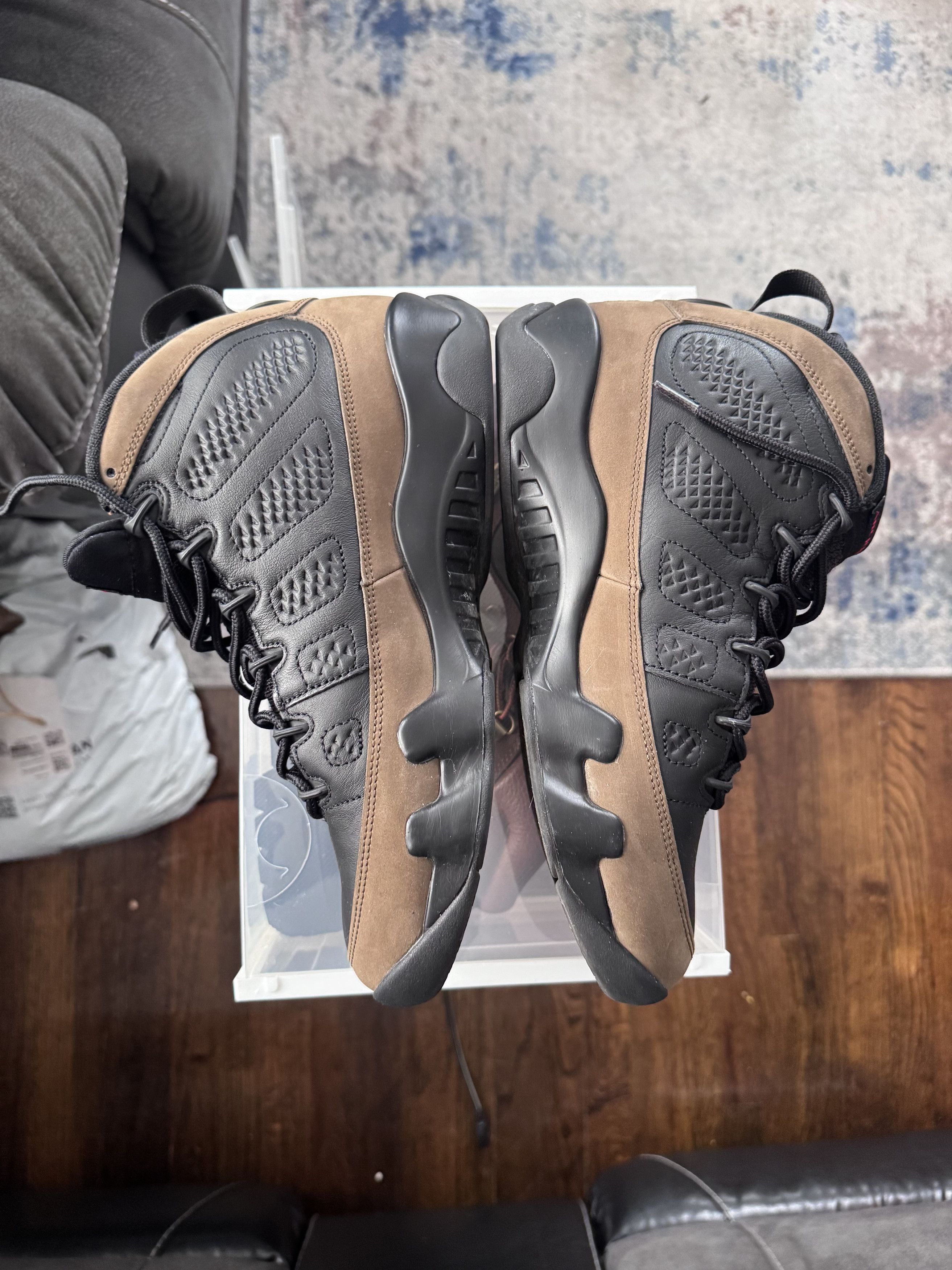 Jordan Brand Jordan 9 Retro - Olive (2024) Size US 9.5 / EU 42-43 - 4 Thumbnail