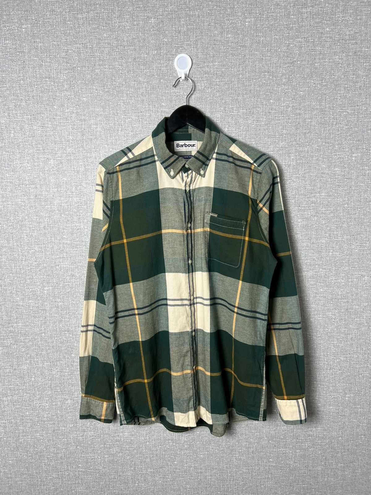 Barbour Barbour Checked Flannel Button Up Shirt Size US M / EU 48-50 / 2 - 1 Thumbnail