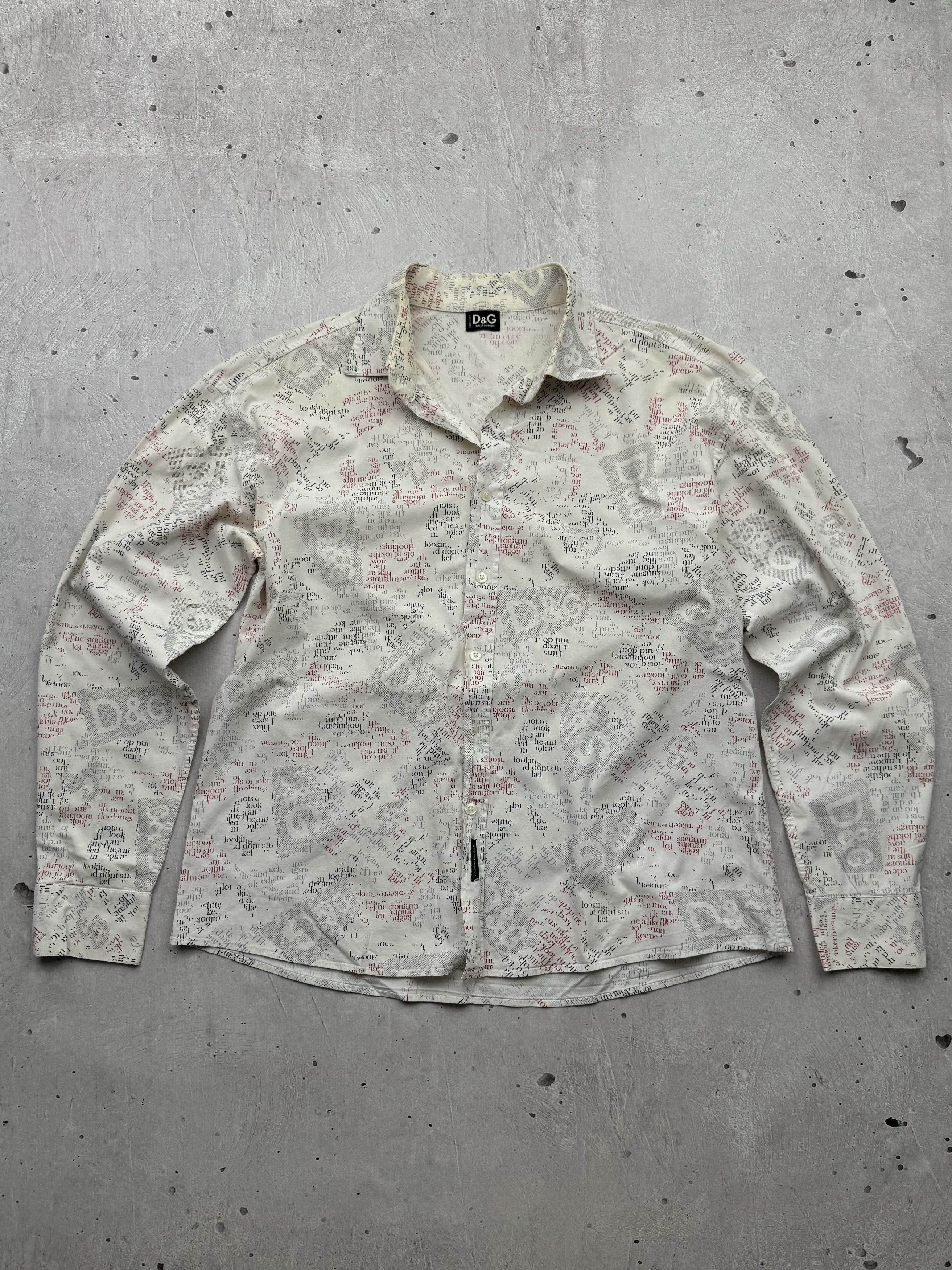 Dolce & Gabbana × Vintage Dolce & Gabbana Vintage Monogram Shirt Size US M / EU 48-50 / 2 - 8 Thumbnail