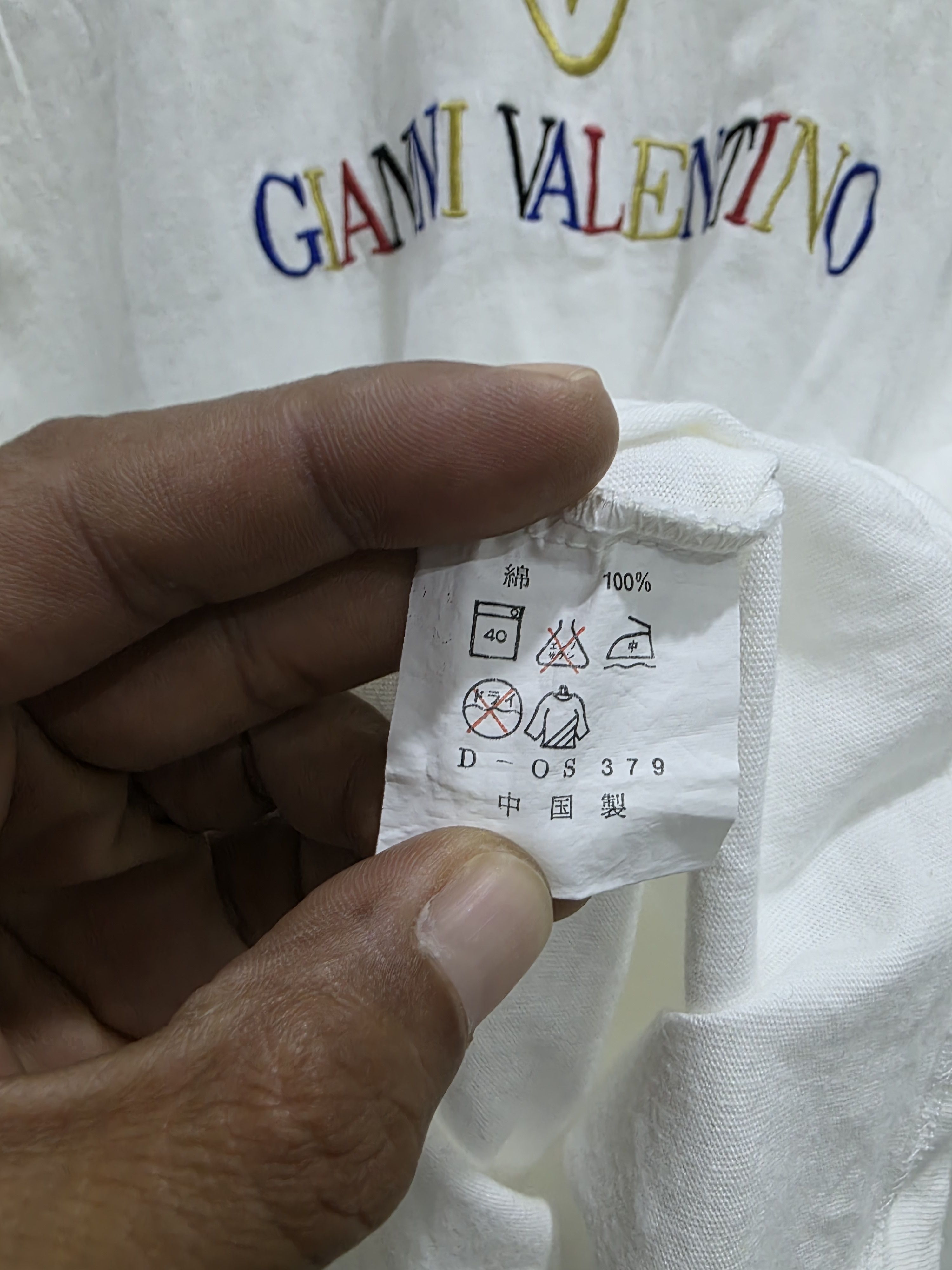 Gianni Valentino Gianni Valentino Multicolour Logo Embroidery Tshirt Size US M / EU 48-50 / 2 - 7 Thumbnail