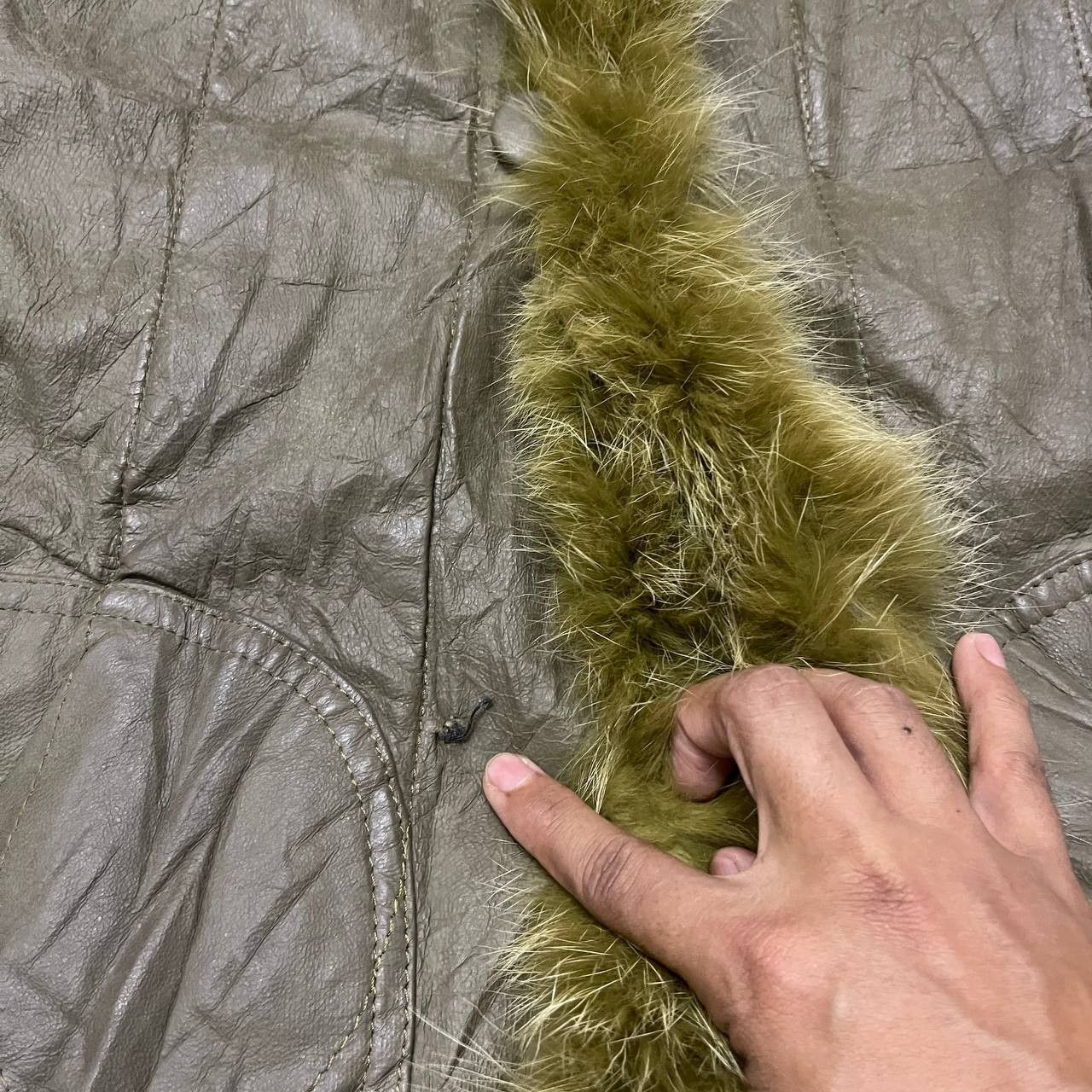 Hysteric Glamour Vintage Fox Fur Leather Jacket Reversible Rare Size US M / EU 48-50 / 2 - 13 Thumbnail