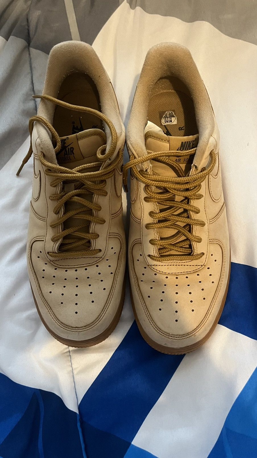 Nike Air Force "Flax" 2017 Size US 8 / EU 41 - 4 Thumbnail