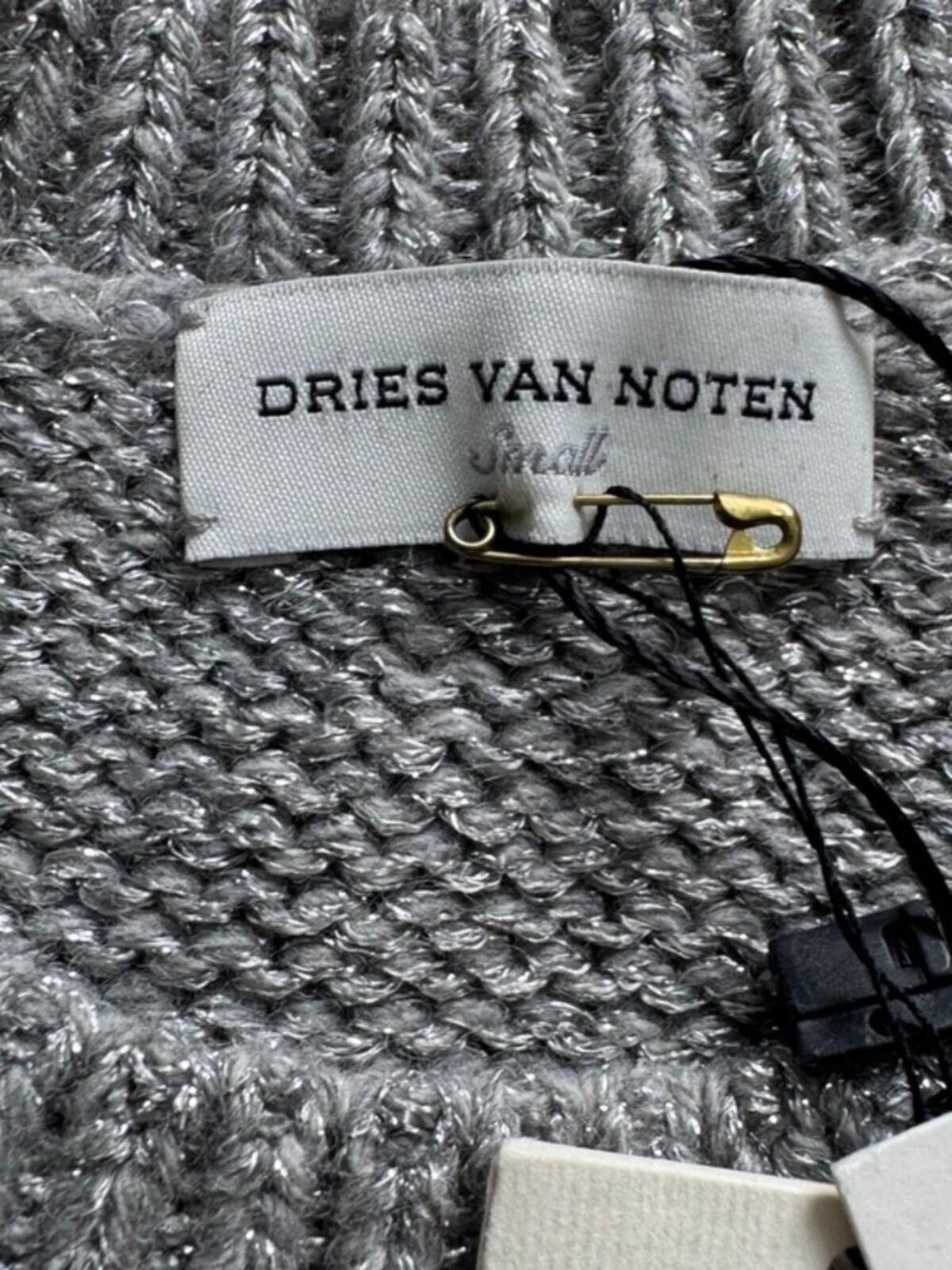 Dries Van Noten Dries Van Noten FW 2014 Metallic Wool Blend Sweater Vest NWT Size US S / EU 44-46 / 1 - 3 Thumbnail