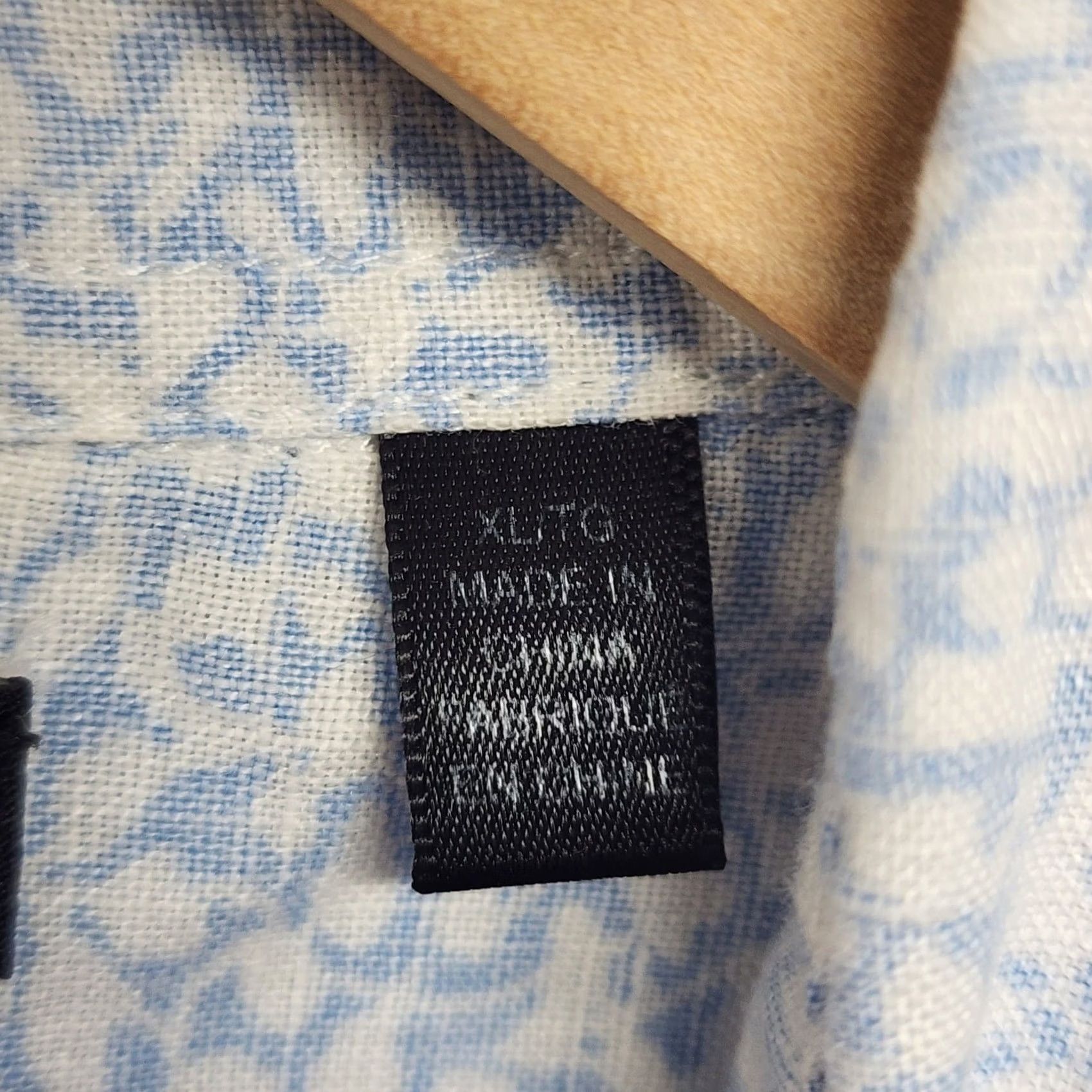 Saks Fifth Avenue Saks Fifth Avenue Linen Shirt Mens XL Slim Fit Blue Short Sleeve Button-Up Shirt Size US XL / EU 56 / 4 - 5 Thumbnail