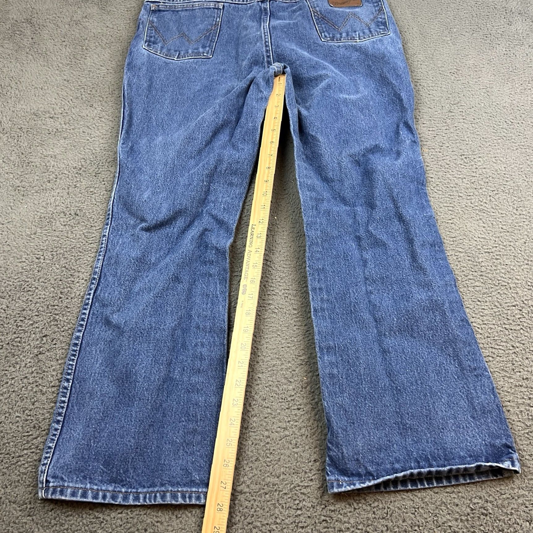 Wrangler VINTAGE Wrangler Jeans Mens 38x30 Blue Denim Straight Leg Cowboy 935NAV Wrangler 935 Jeans Mens 38x30 Blue Denim Jeans Western Cowboys Size US 38 / EU 54 - 7 Thumbnail