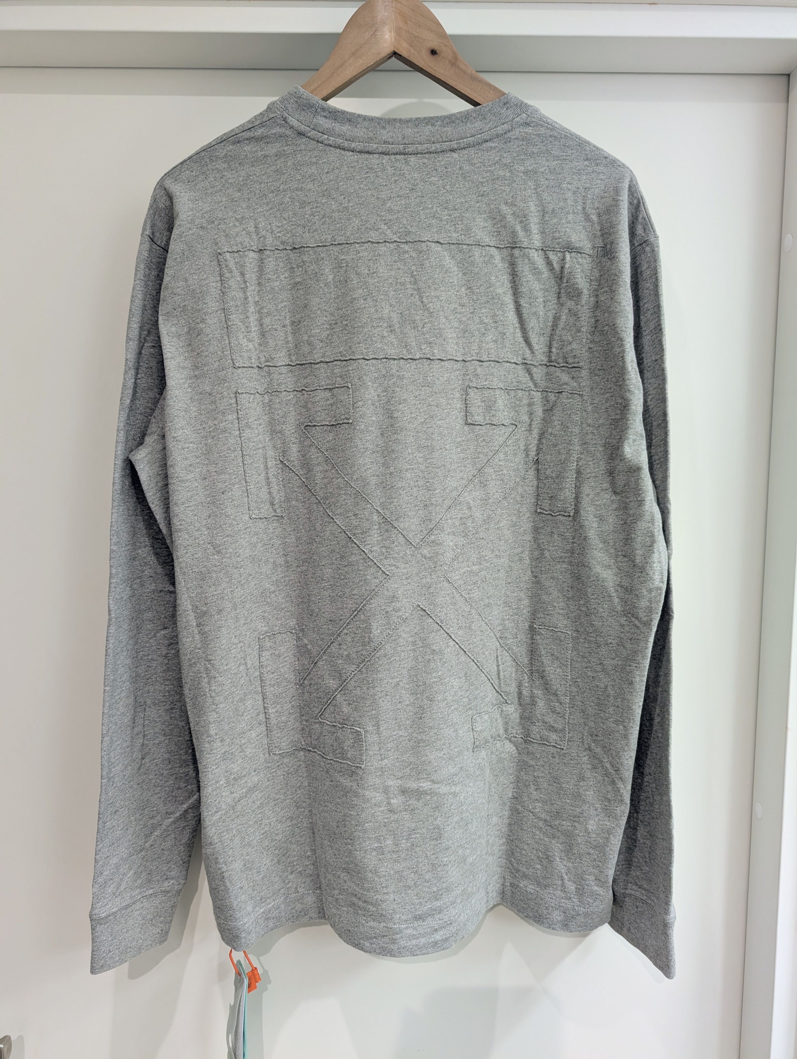 Off-White l/s Skate Tee with sewn arrow logo, L Size US L / EU 52-54 / 3 - 2 Thumbnail