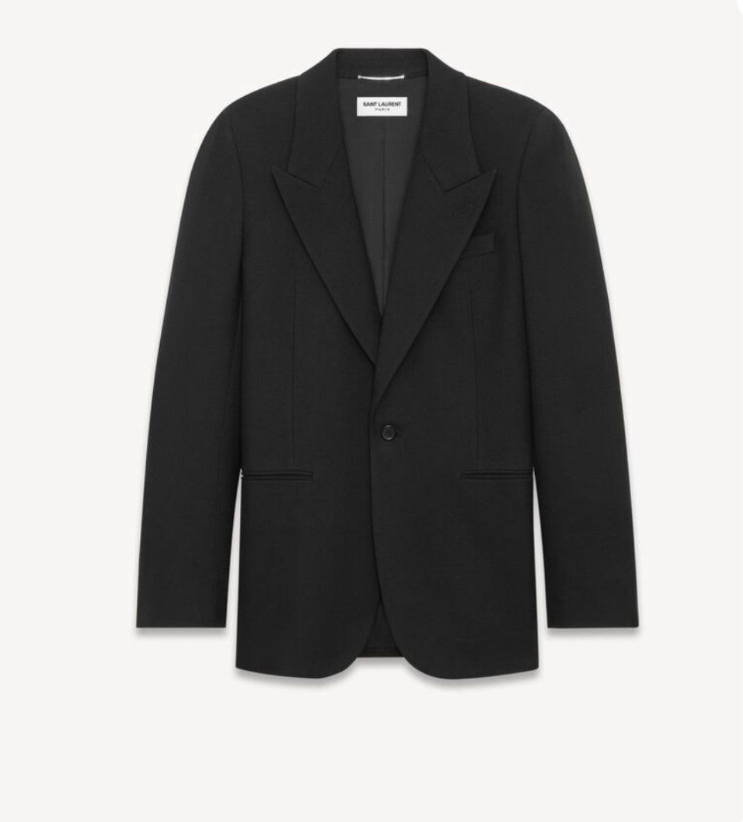 Saint Laurent Paris $4.6K VALUE Single Breast Jacket in Wool Gabardine Size US M / EU 48-50 / 2 - 1 Preview