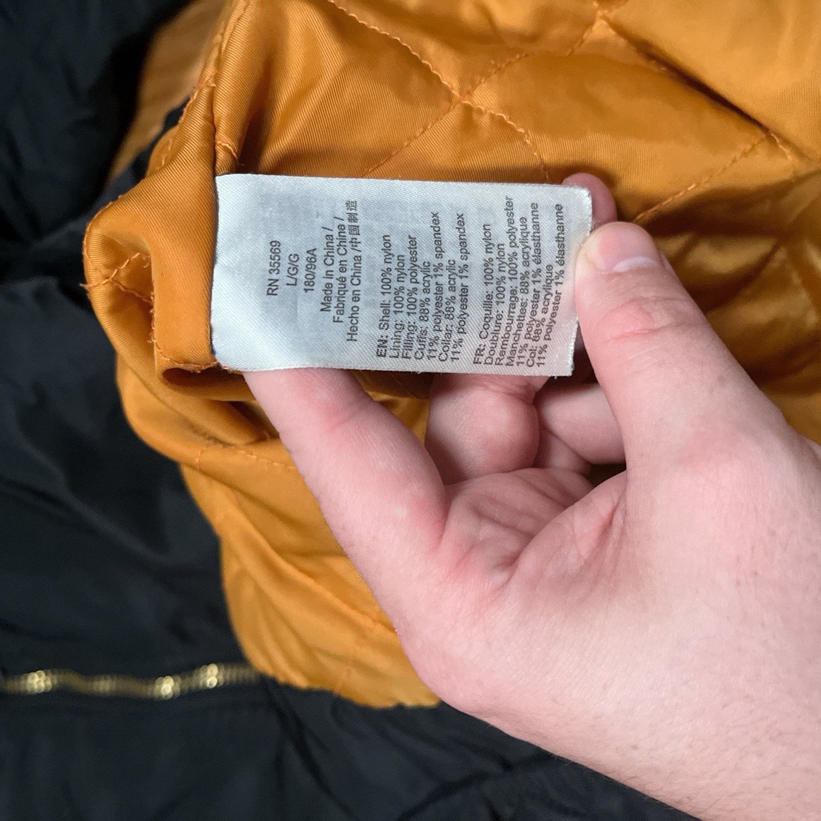 Alpha Industries Alpha Industries Long Black Bomber Flight Jacket Size Large Size US L / EU 52-54 / 3 - 7 Thumbnail