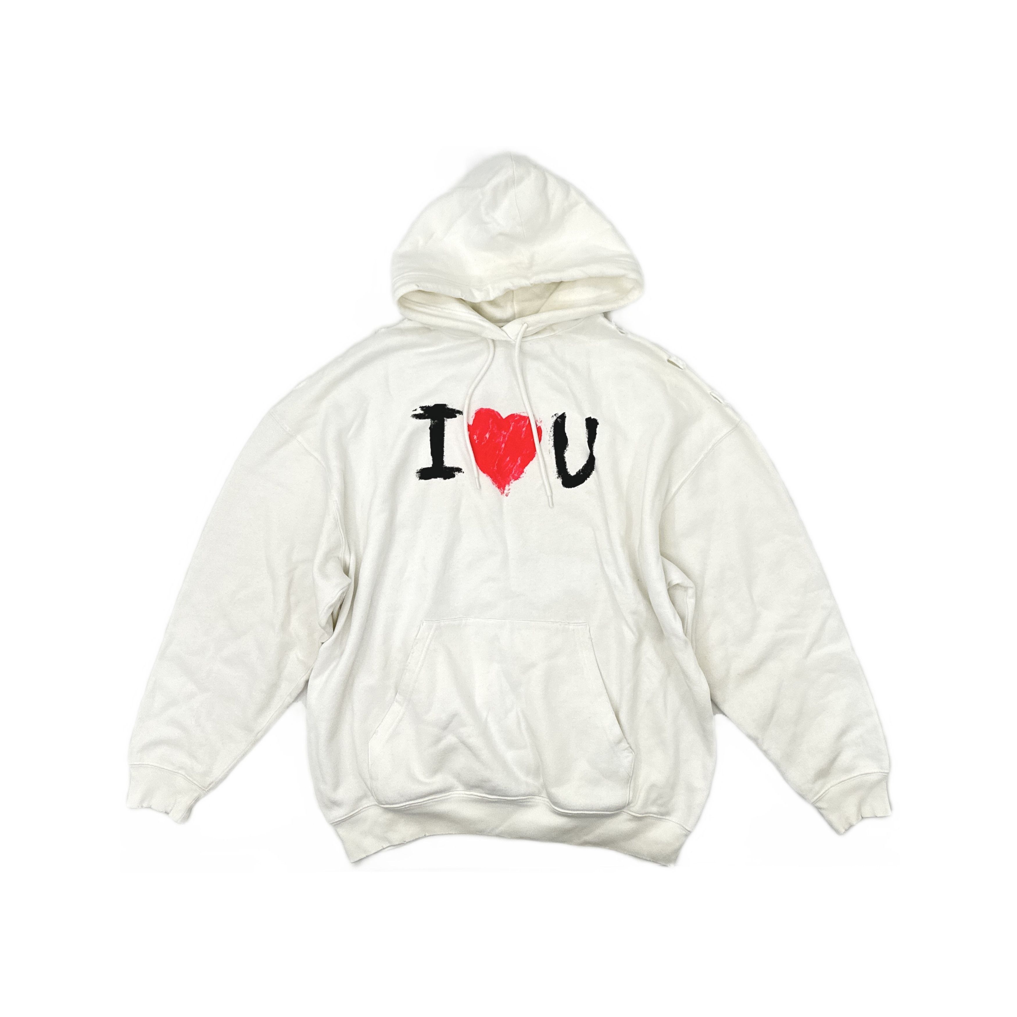 Balenciaga Balenciaga I Heart U Hoodie Size XS Size XS / US 0-2 / IT 36-38 - 1 Thumbnail