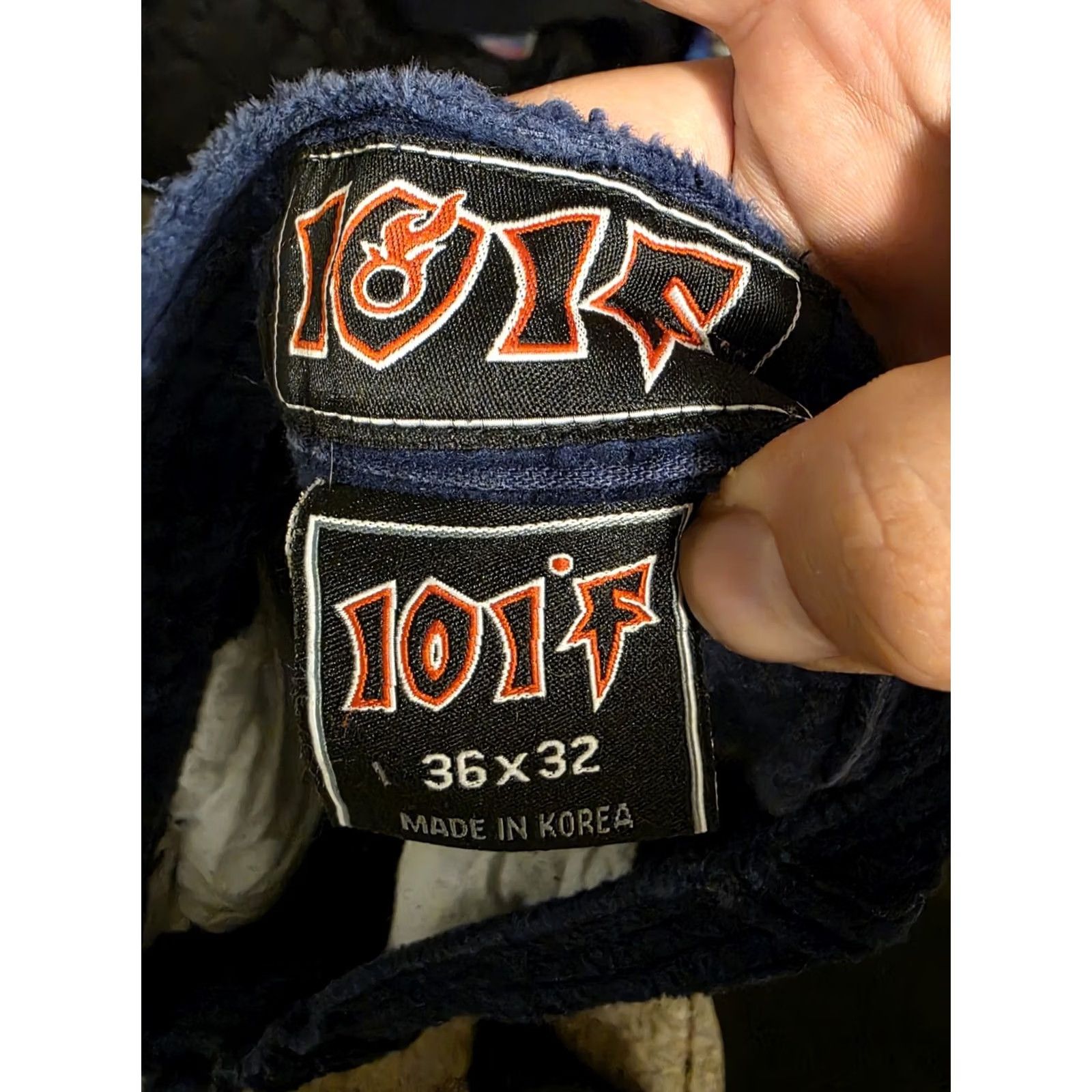 Denime VINTAGE 101f Jeans 90s Grunge Wide-Leg Denim Blue 32 36 Regular Men Size US 36 / EU 52 - 3 Thumbnail