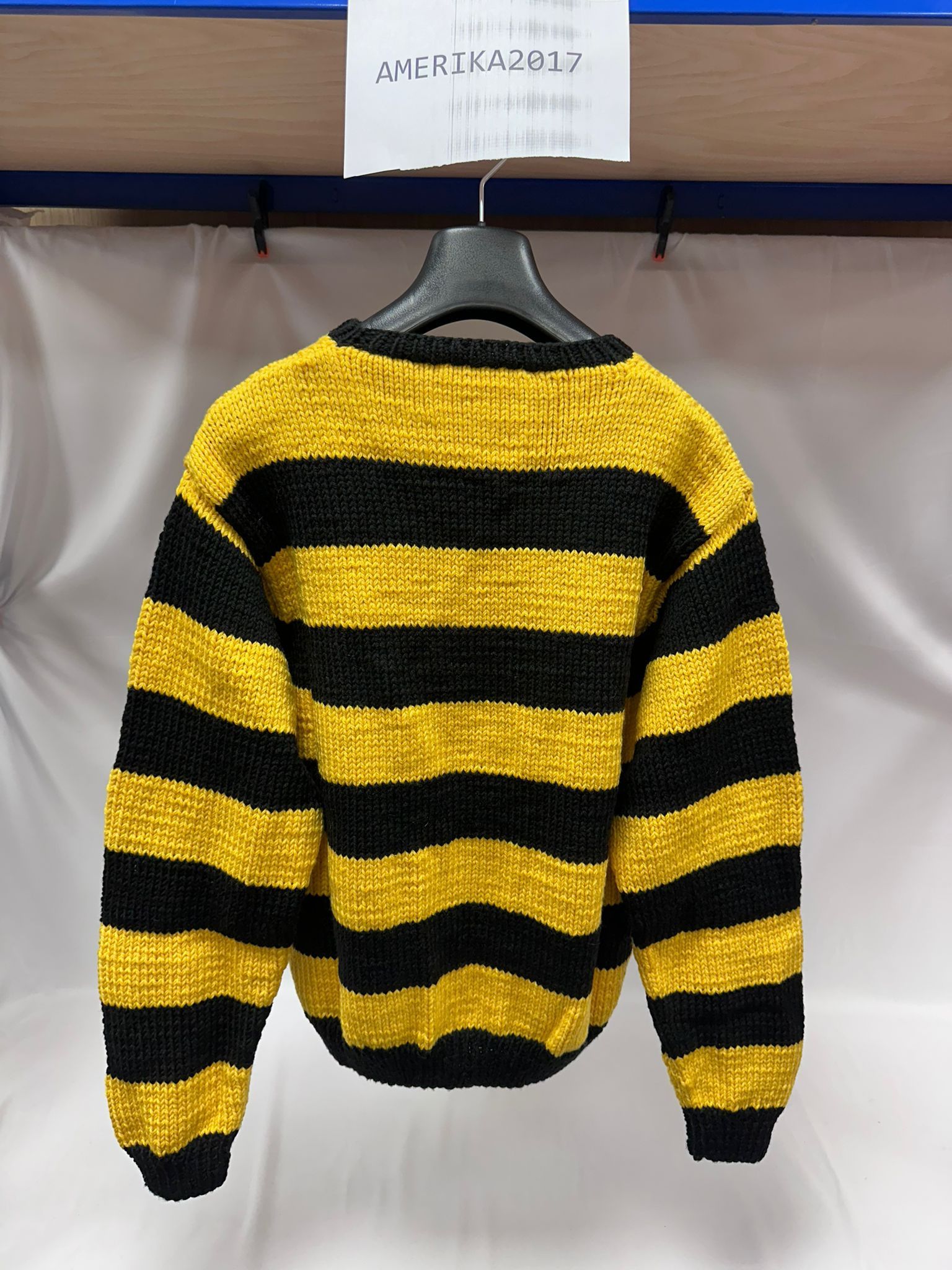 Sky High Farm Workwear Hand Knit Bee Sweater Size US L / EU 52-54 / 3 - 2 Thumbnail