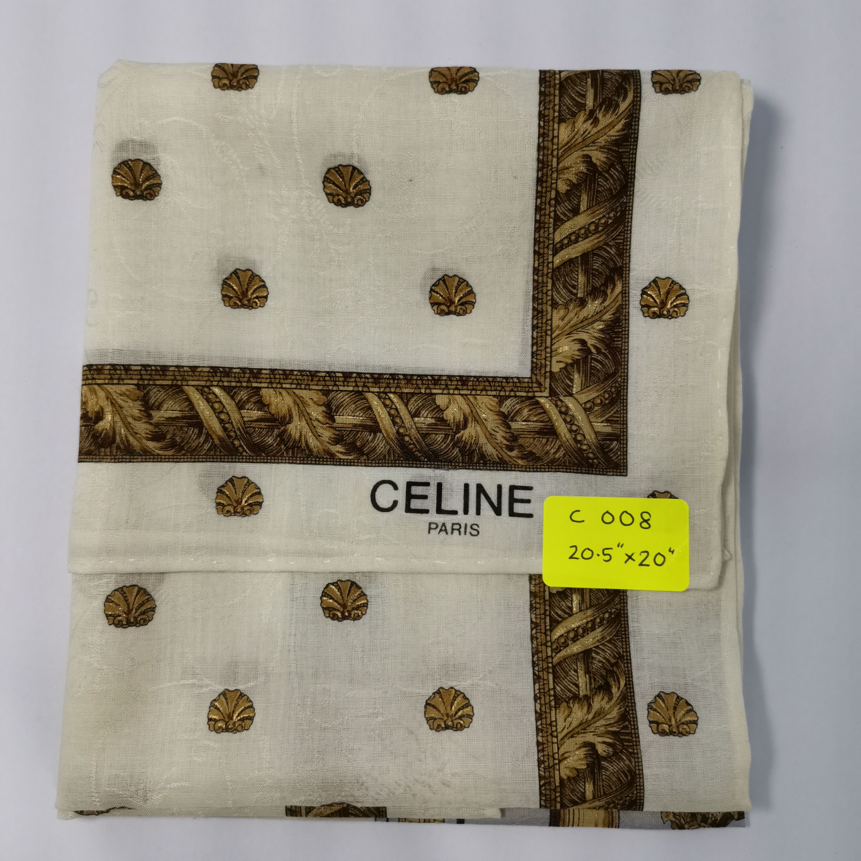 Celine CELINE HANDKERCHIEF/ BANDANA/ SCARF Size ONE SIZE - 8 Thumbnail