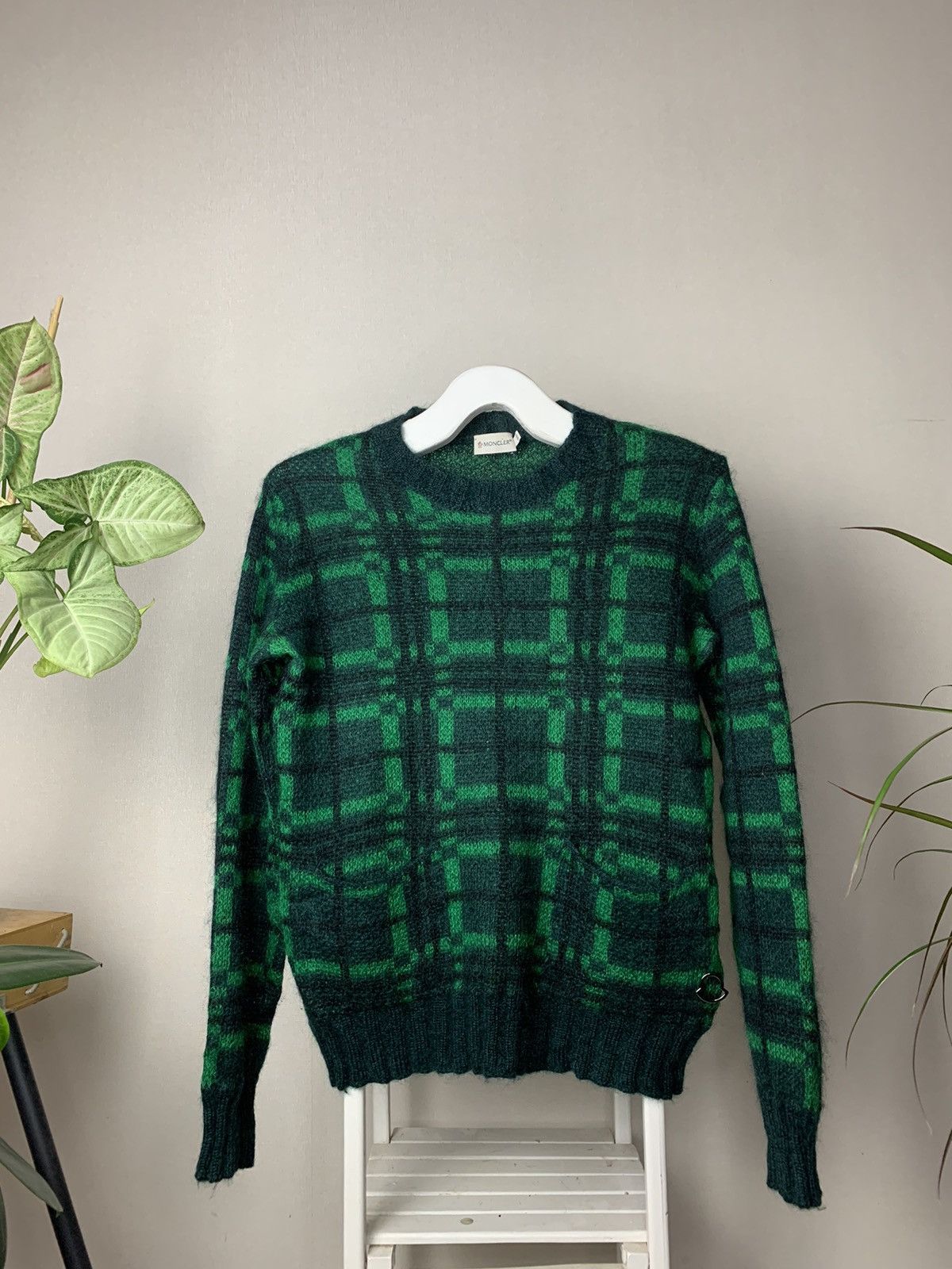 Moncler Moncler Maglione Tricot Girocollo Mohair Jumper Sweater Size US S / EU 44-46 / 1 - 6 Thumbnail