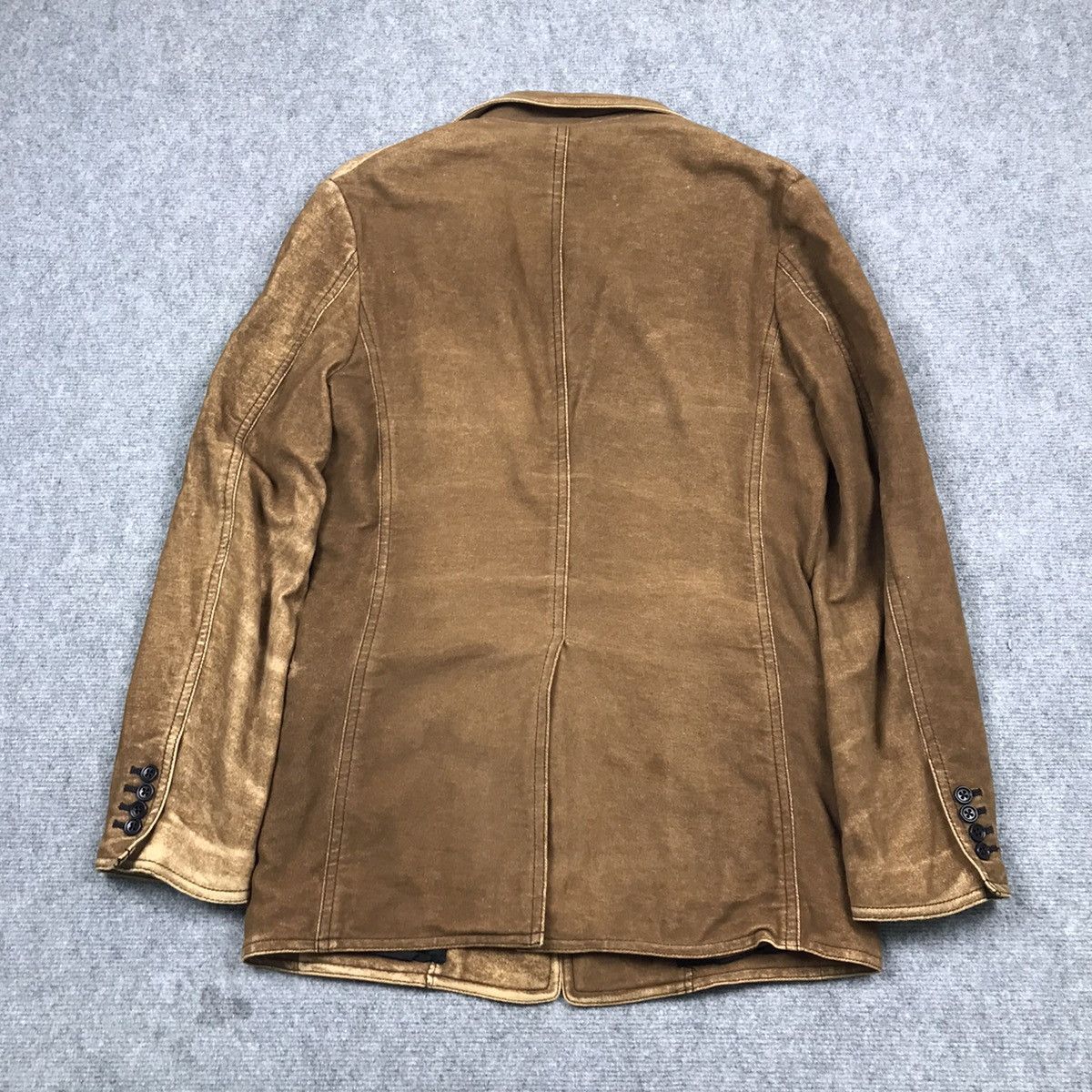 5351 POUR LES HOMMES 🔥5351 POUR LES HOMMES BROWN ART BLAZER COAT JACKET Size US L / EU 52-54 / 3 - 7 Thumbnail