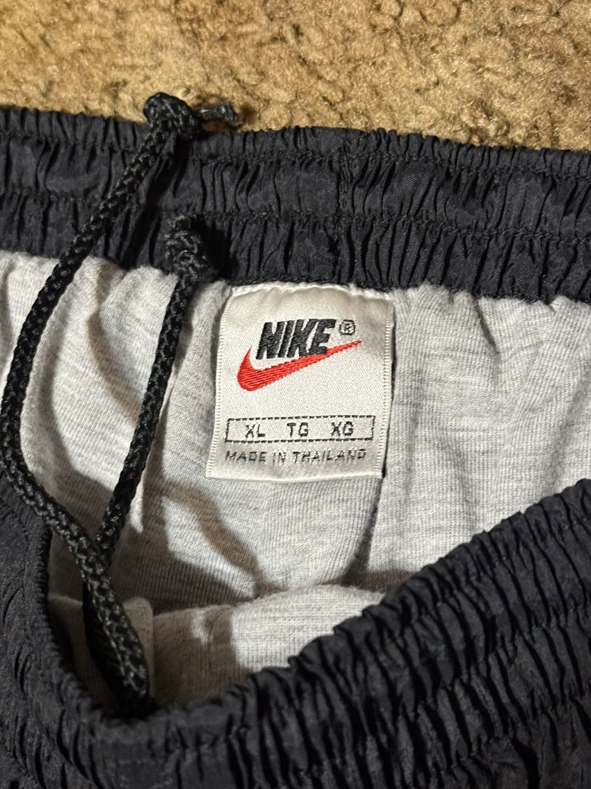Nike Vintage 90s Nike Sweatpants Joggers Black XLarge Size US 30 / EU 46 - 6 Thumbnail