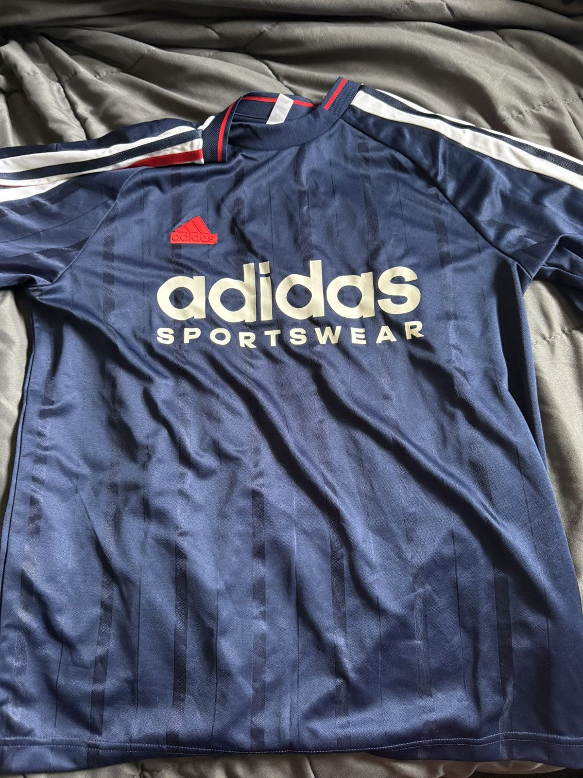 Adidas Blue adidas soccer shirt Size US S / EU 44-46 / 1 - 1 Thumbnail