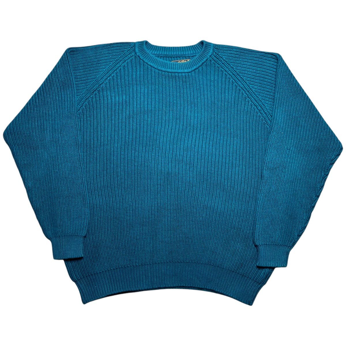 Eddie Bauer × Vintage Vintage 80s Eddie Bauer Forrest Green Knit Pullover Sweater Size US XL / EU 56 / 4 - 1 Thumbnail