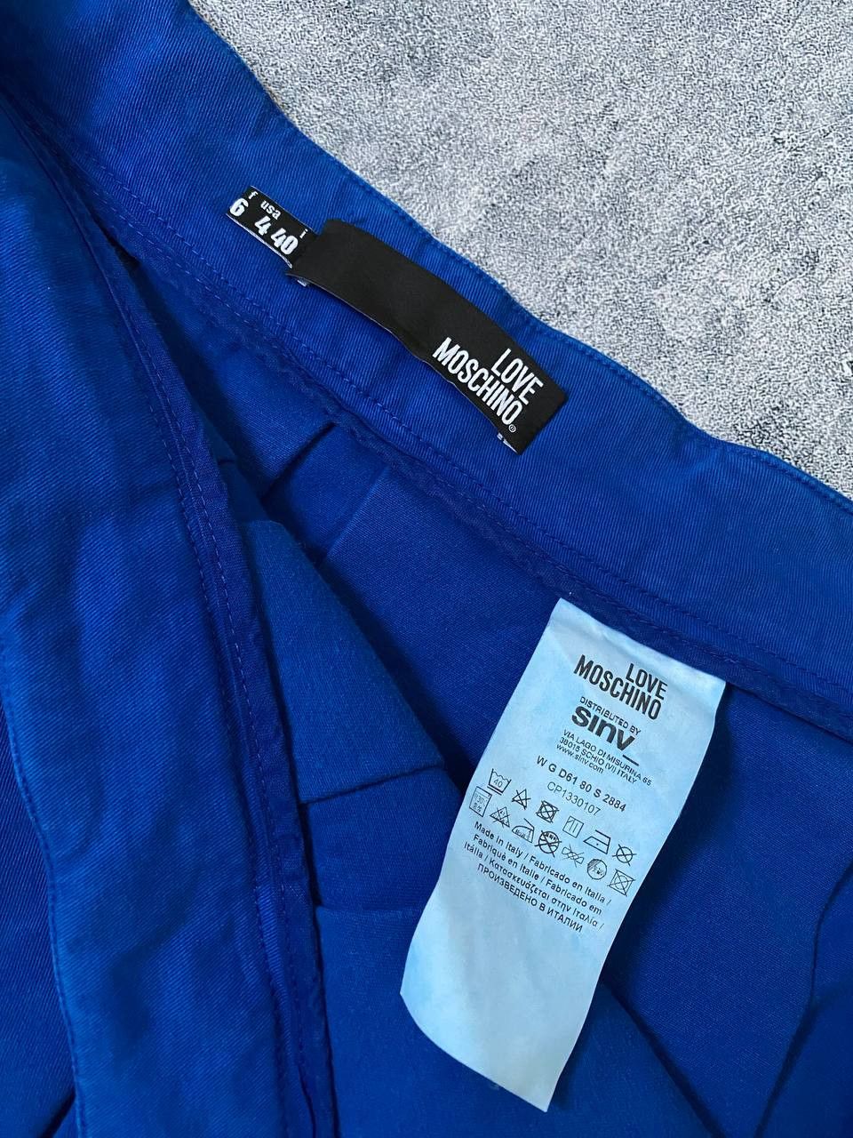 Moschino Mini skirt Love Moschino Blue Harts Size 27" / US 4 / IT 40 - 11 Thumbnail