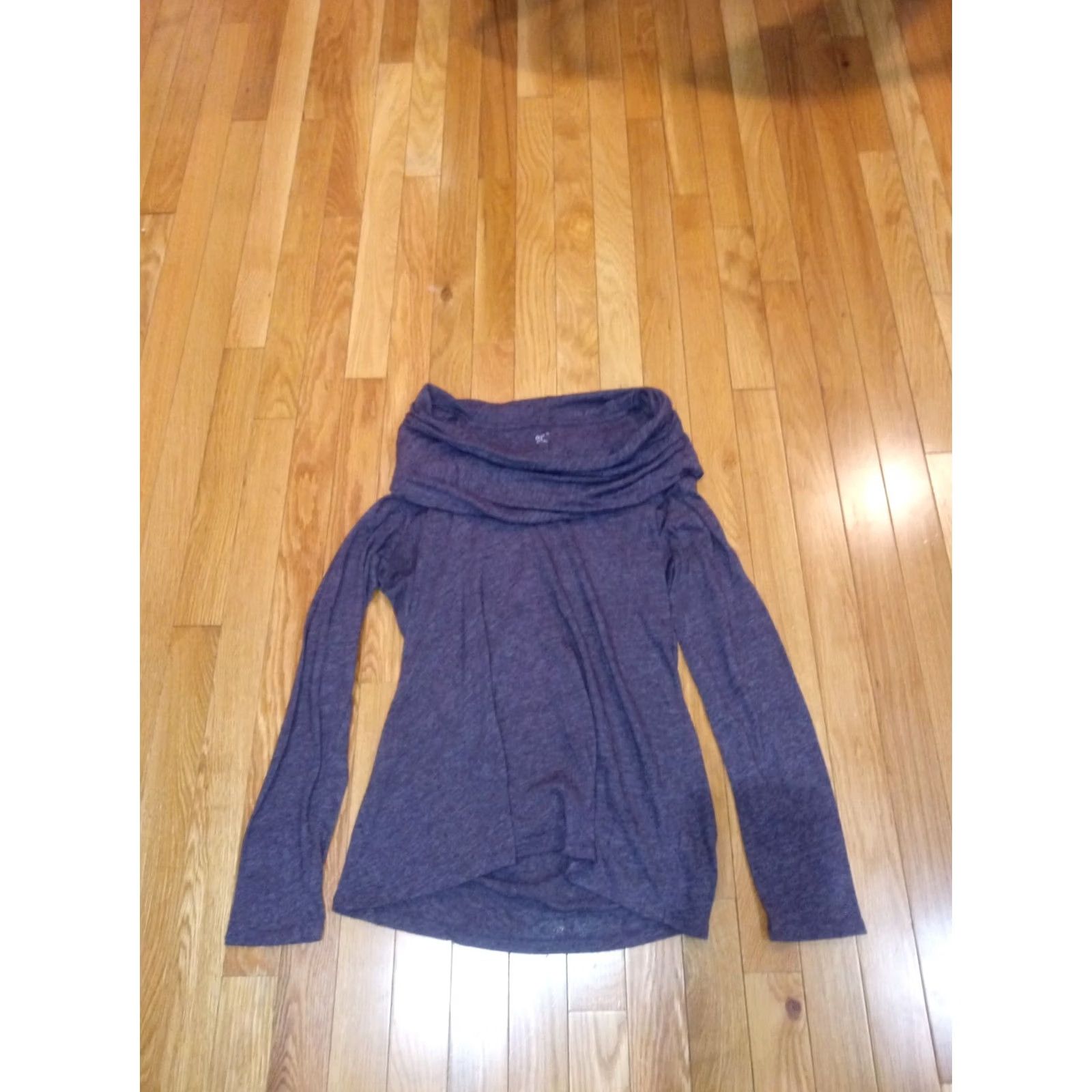 Gap Gap Textured Cowl-Neck Sweater For Women XL Purple Long Sleeve Pullover Knit Shirt MPN SHIRT4419 Size XL / US 12-14 / IT 48-50 - 5 Thumbnail