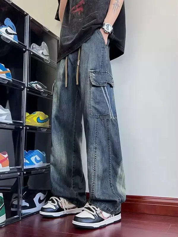 Jean Matsusaka x Nana Washing Jean Flap Pockets Cargo Pant Size US 26 / EU 42 - 6 Thumbnail