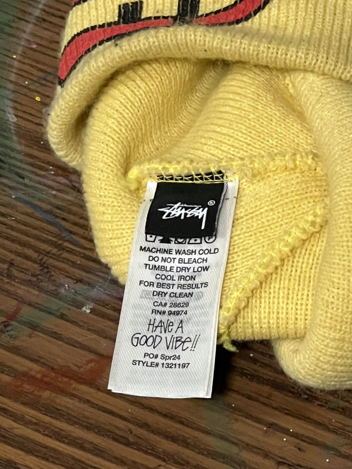 Stussy Stussy mixed logo skull cap ‘pale yellow’ Size ONE SIZE - 6 Thumbnail