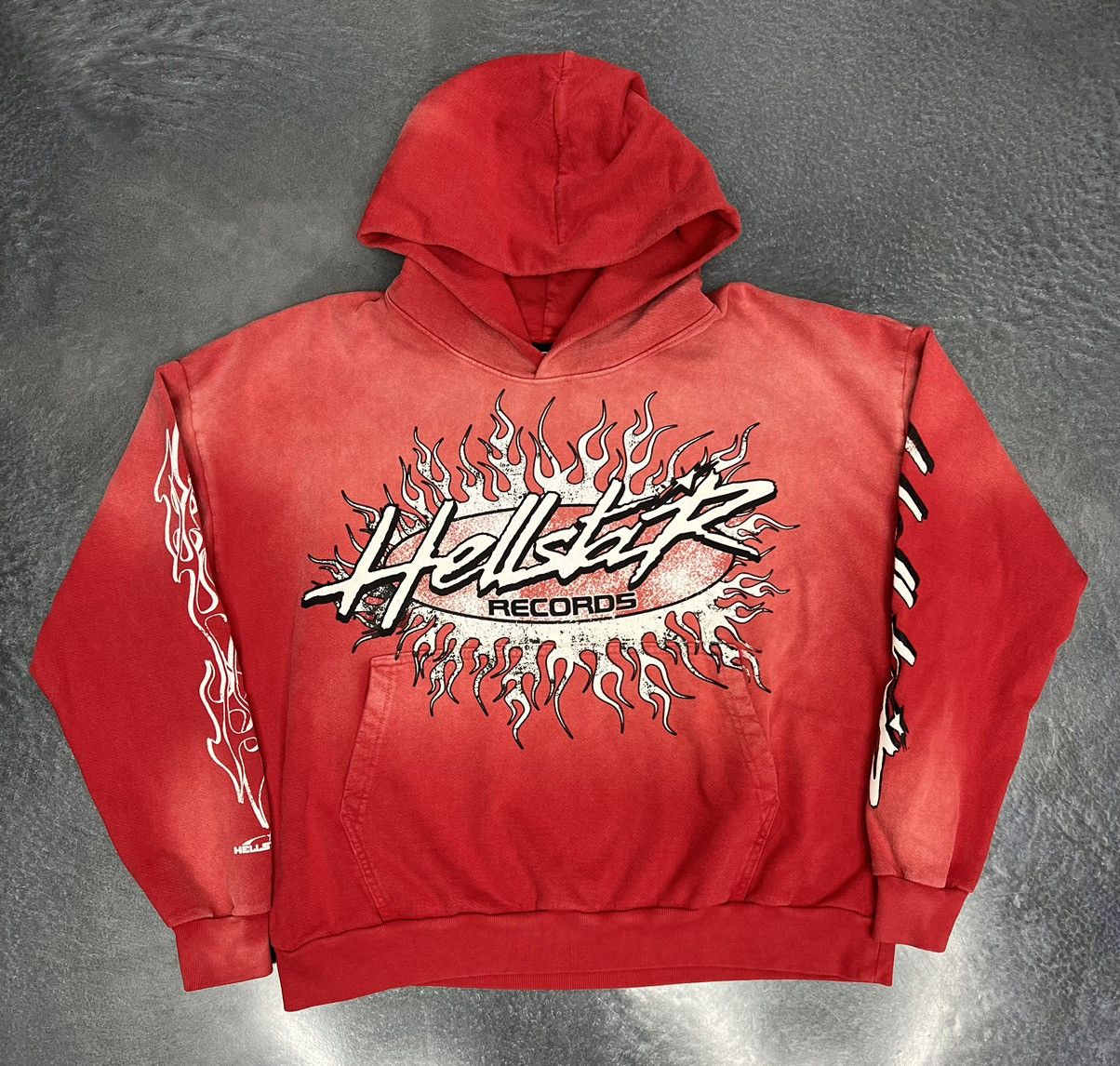 HELLSTAR Hellstar Records Hoodie Size US M / EU 48-50 / 2 - 1 Thumbnail