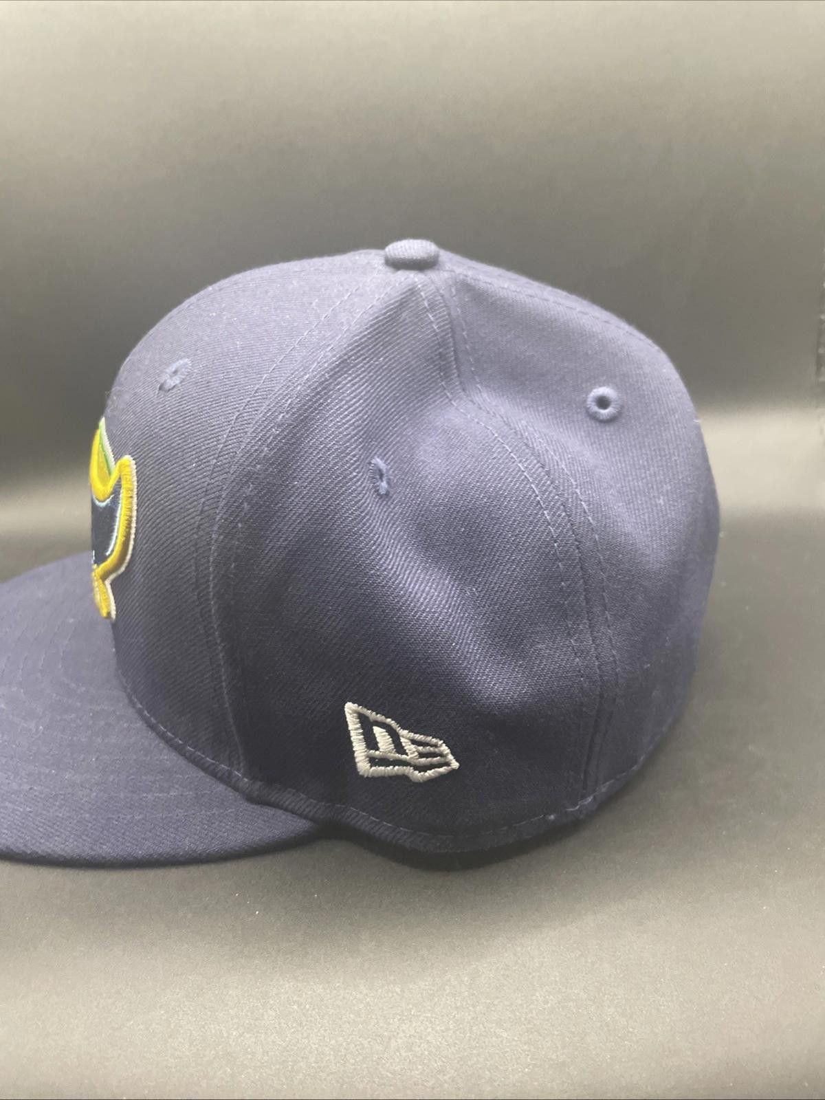 New Era Tampa Bay Rays New Era 59Fifty Hat Cap Fitted Mens 7 1/8 MLB Size ONE SIZE - 3 Thumbnail