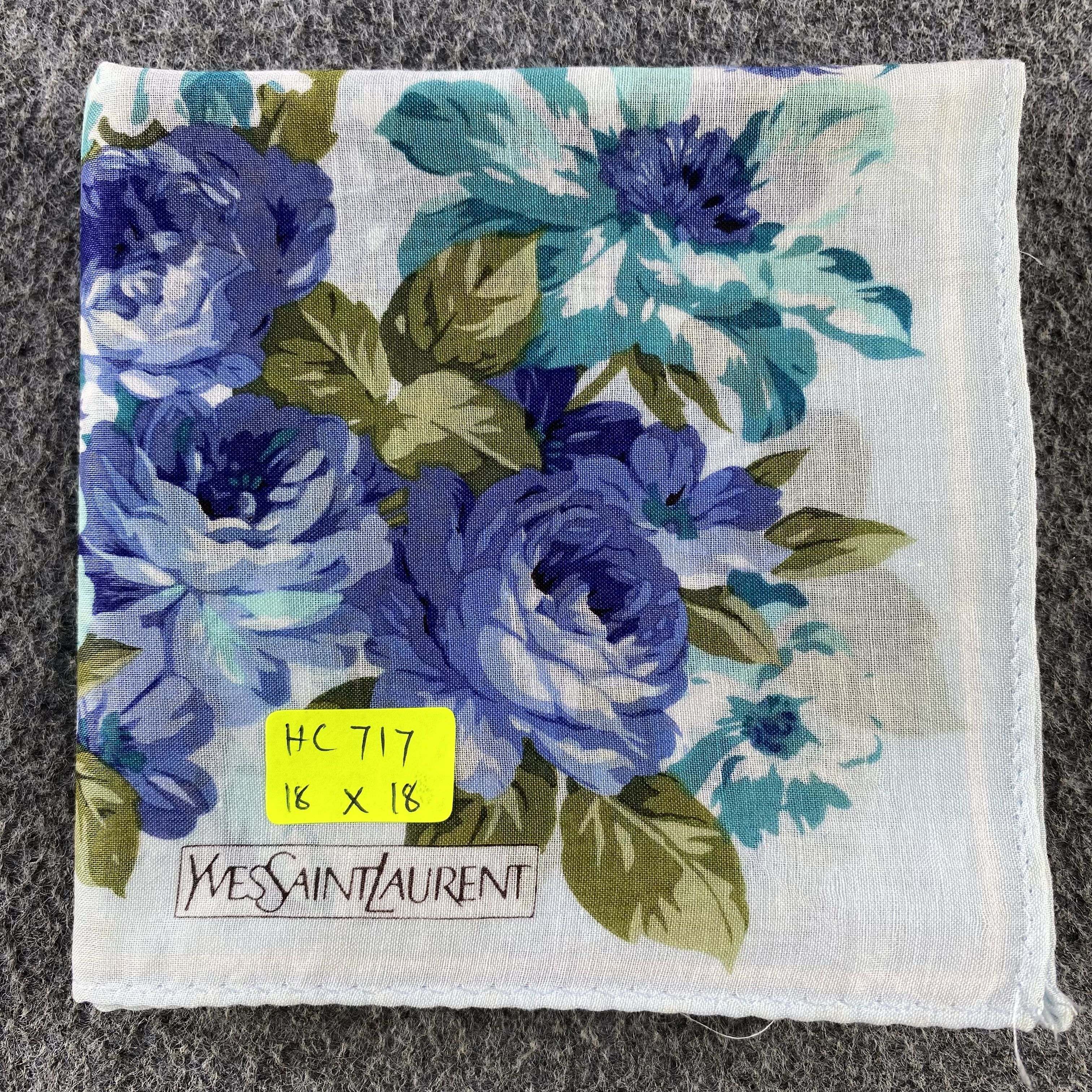 Vintage × Yves Saint Laurent Yves Saint Laurent Handkerchief/Neckerchief/Bandana HC717 Size ONE SIZE - 5 Thumbnail