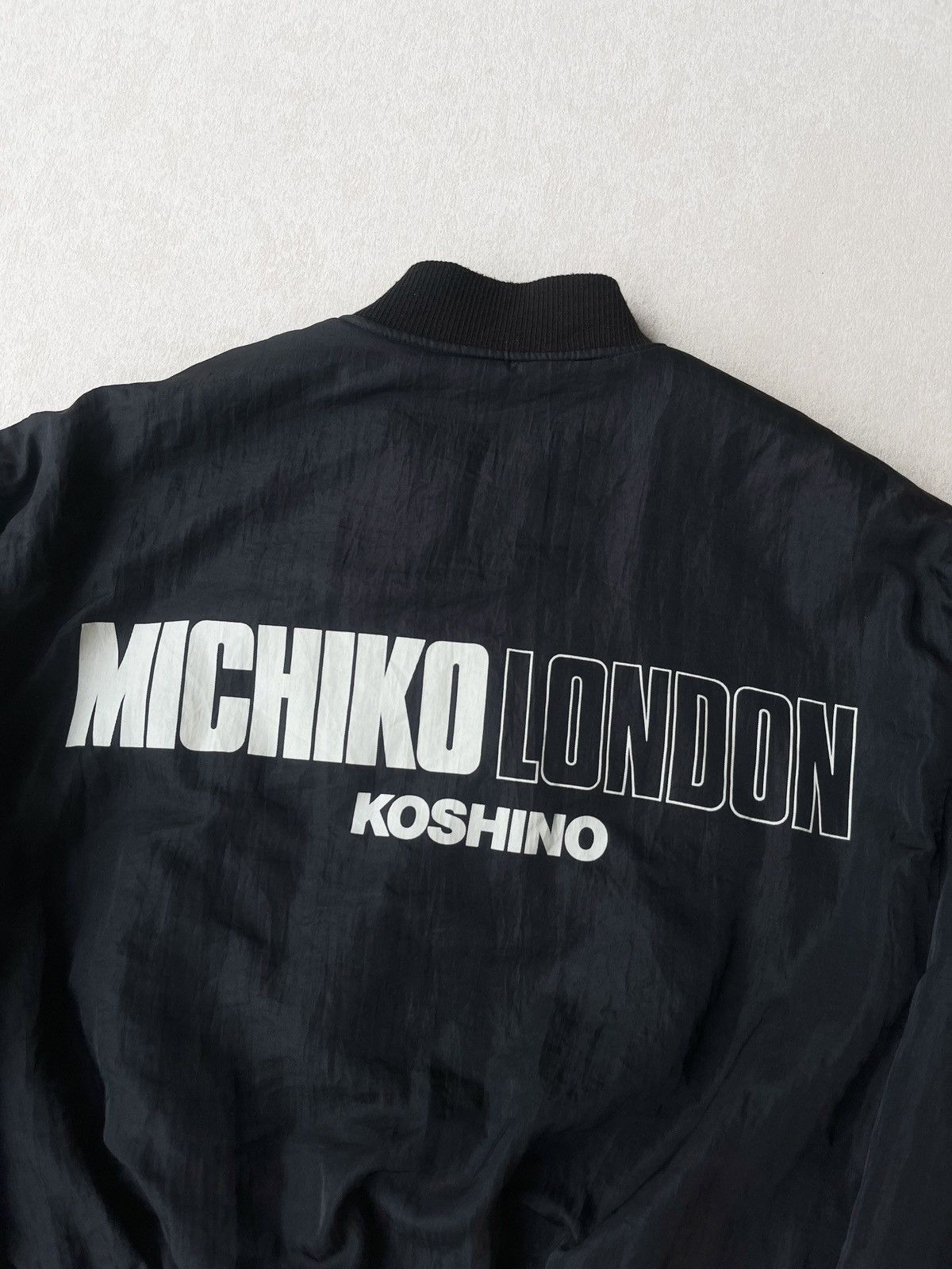 Michiko Koshino London 00’s Michiko Koshino Mohair Bomber Jacket Size US XL / EU 56 / 4 - 2 Thumbnail