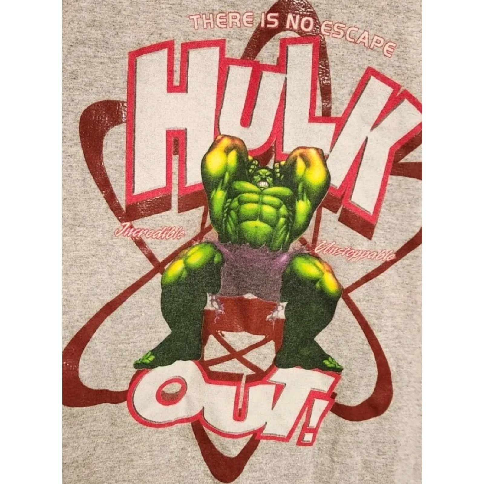 Vintage VINTAGE Marvel Hulk Movie Promo T Shirt Men 3XL Gray Cotton Short Sleeve Crew Neck Official Merch Retro Mens XXL? Size US XXL / EU 58 / 5 - 6 Thumbnail