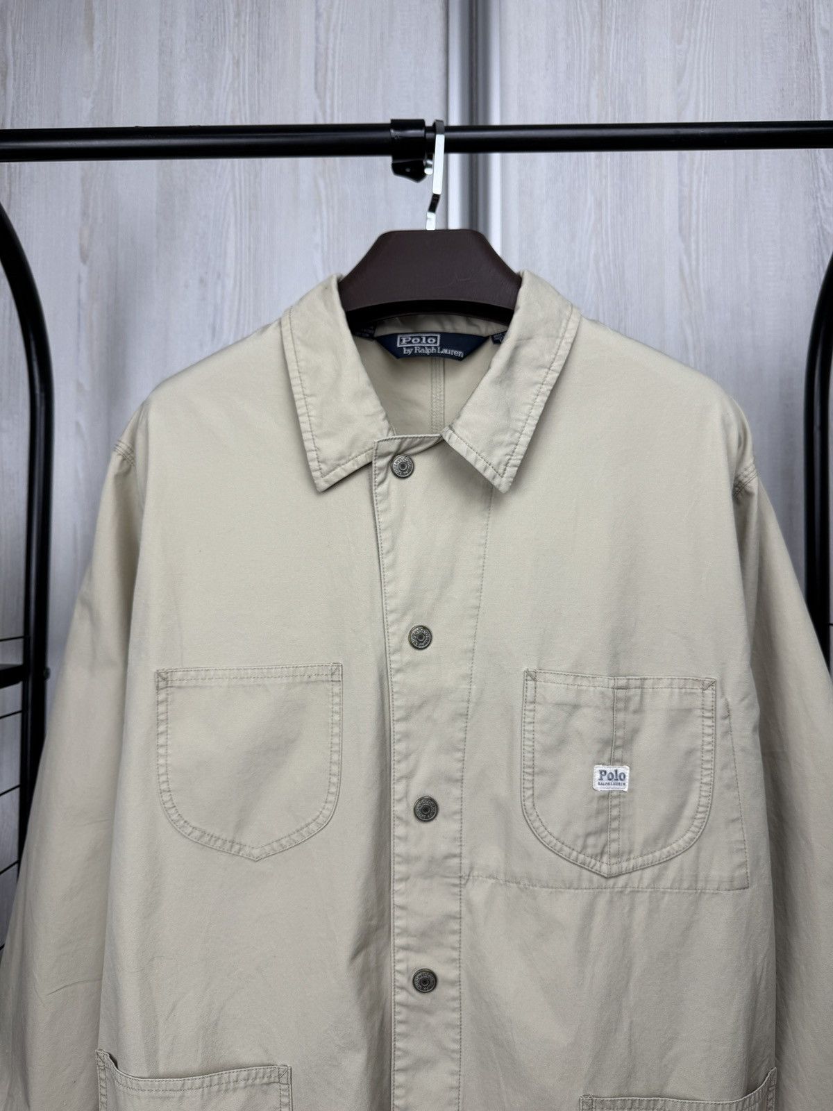 Polo Ralph Lauren Polo Ralph Lauren vintage beige flare sleeves button jacket Size US L / EU 52-54 / 3 - 3 Thumbnail