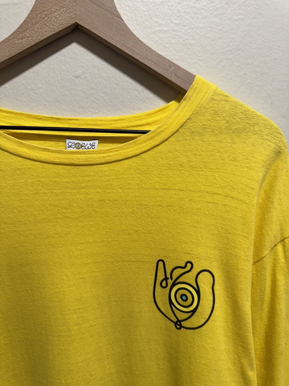 Loewe Loewe ELN EYE Nature Logo Longsleeve T-Shirt Yellow Size US L / EU 52-54 / 3 - 2 Thumbnail