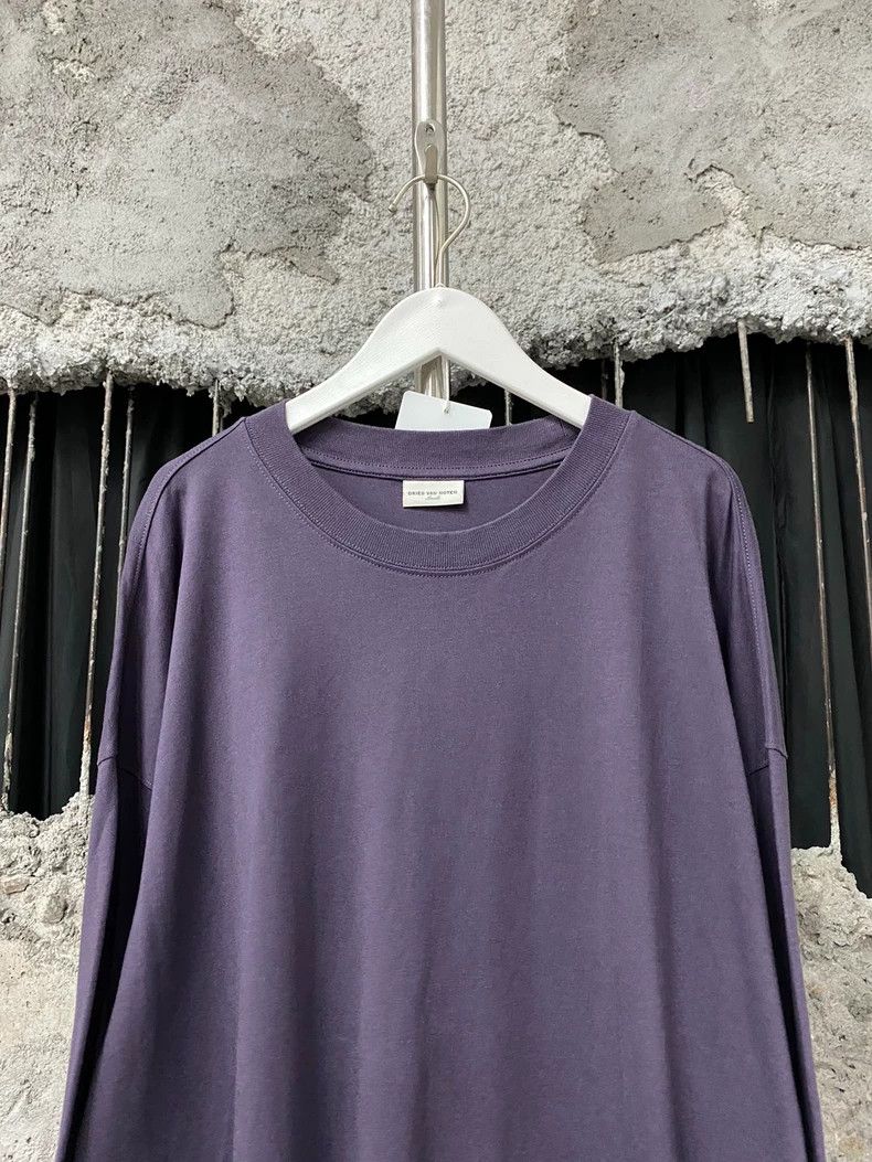 Dries Van Noten DRIES VAN NOTEN Deep purple long-sleeved top Size S / US 4 / IT 40 - 3 Thumbnail
