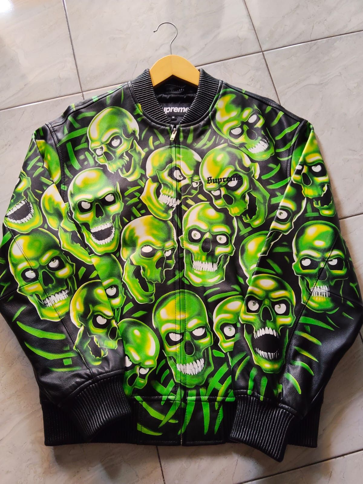 Liquid Blue × Supreme Pile skull leather jacket Size US M / EU 48-50 / 2 - 1 Thumbnail