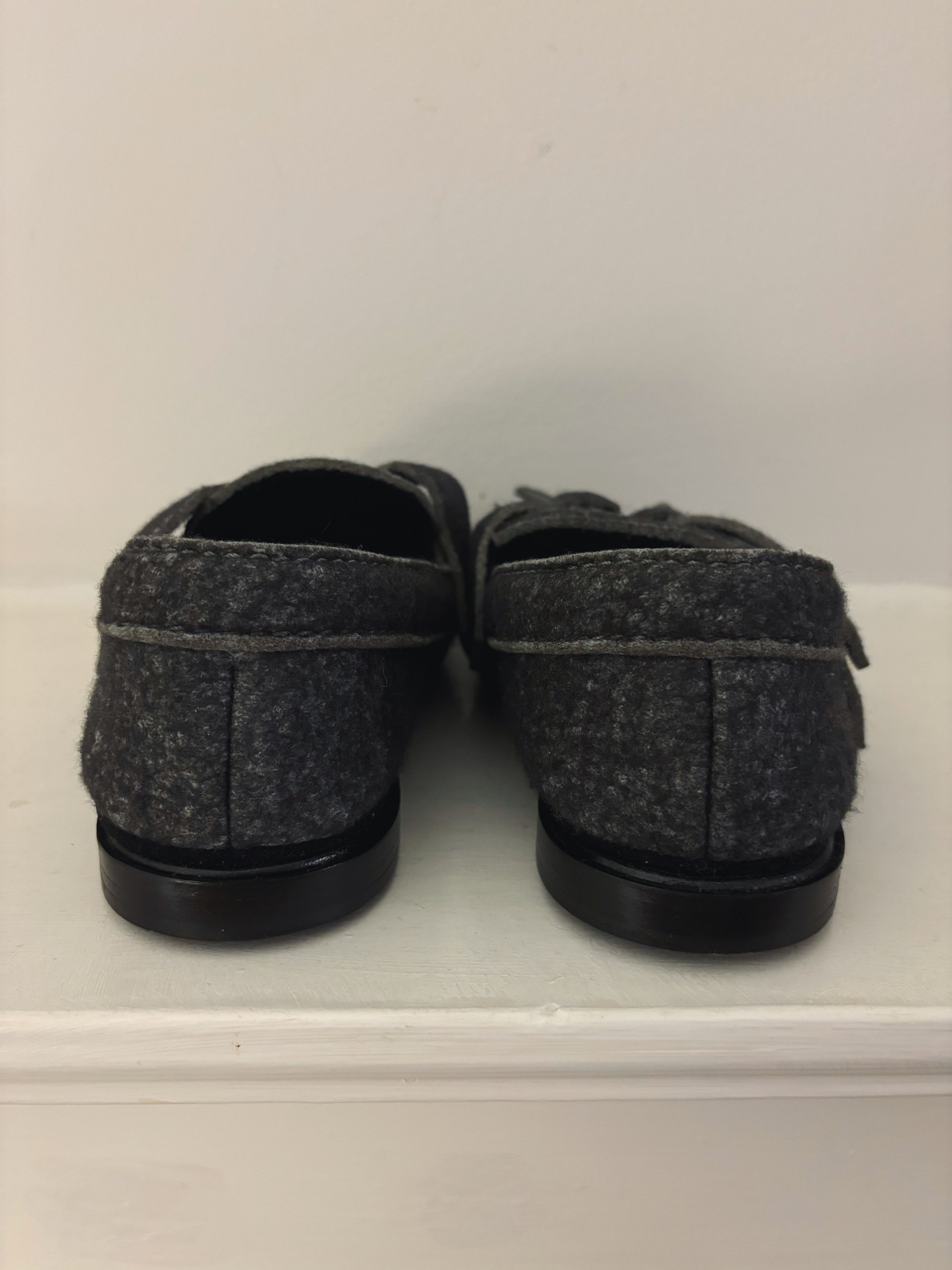 Acne Studios Acne Studios Arnie grey melange loafers Size US 7 / EU 40 - 7 Thumbnail