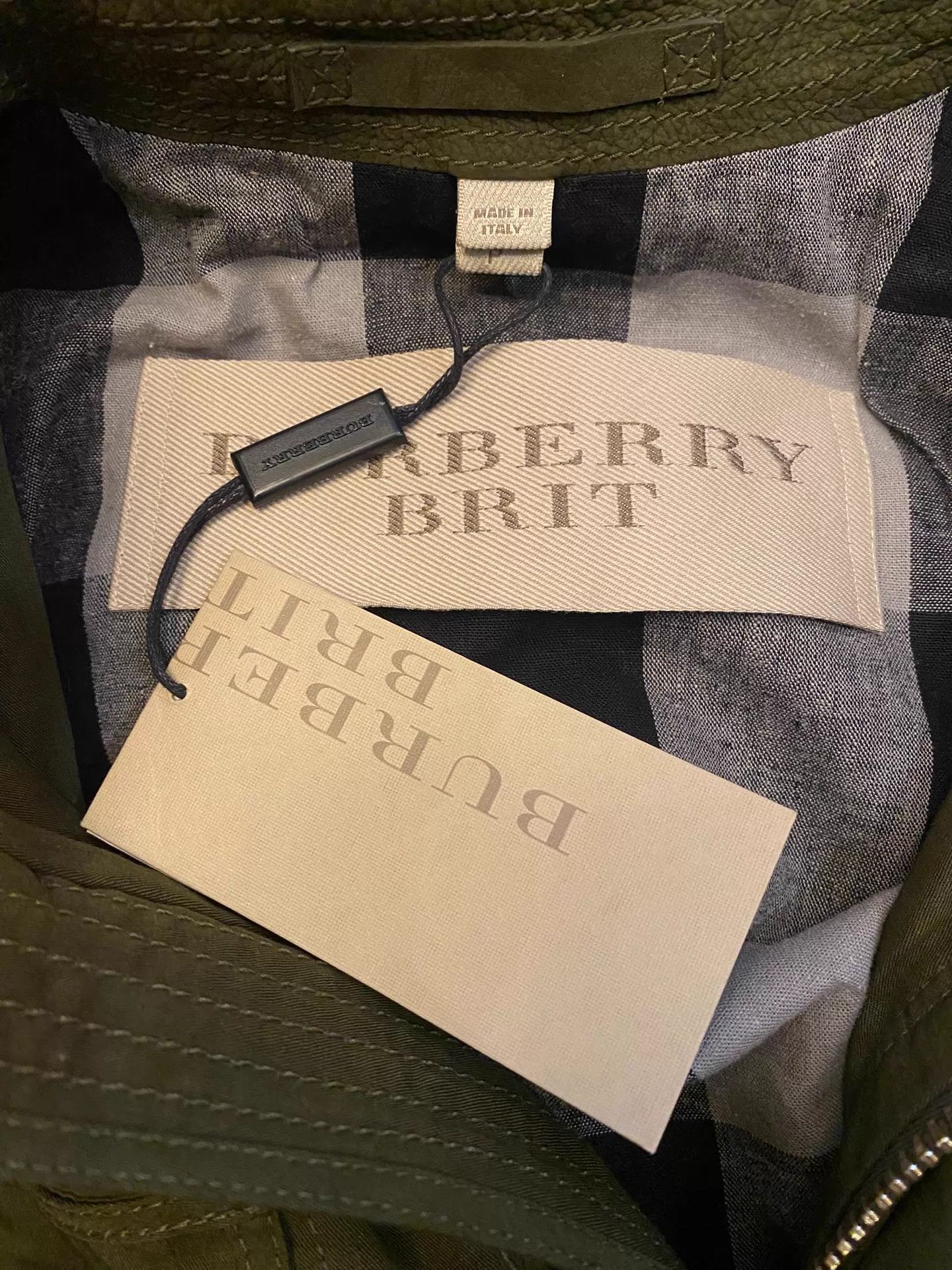 Burberry Burberry Italian Military Calfskin Linen Jacket S Size US S / EU 44-46 / 1 - 5 Thumbnail