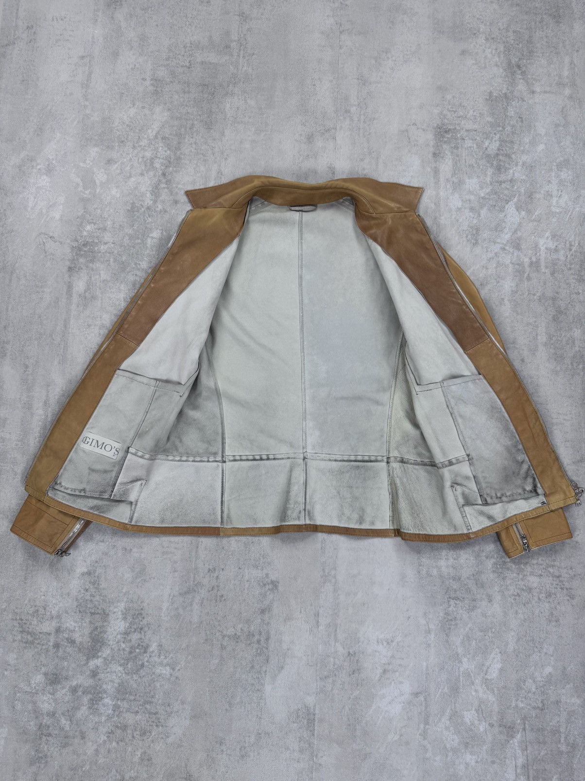 Gimo's GIMOS leather Jacket Gimo’s Vintage Collared Western Jacket Size US S / EU 44-46 / 1 - 3 Thumbnail