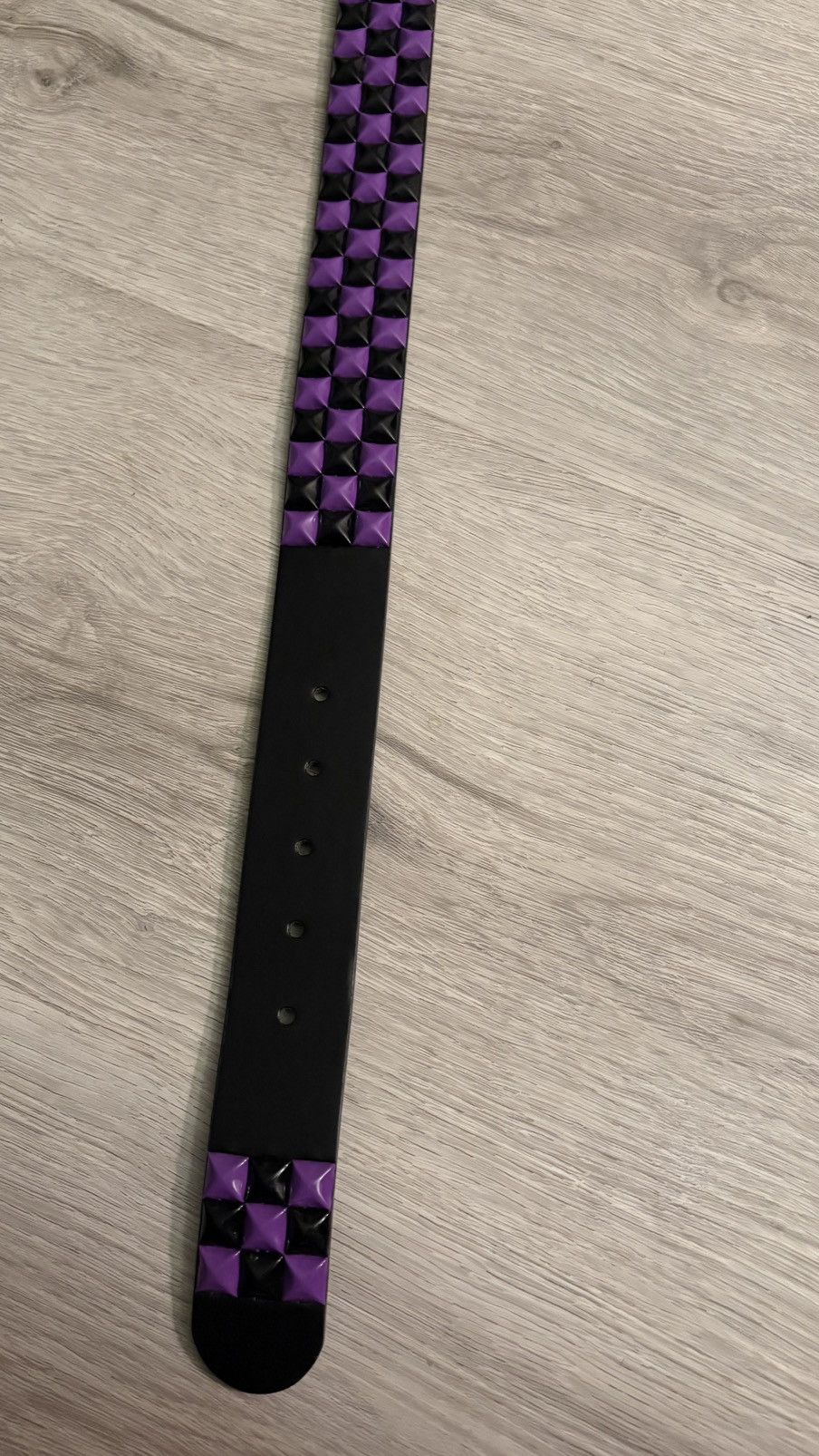 Hot Topic Purple emo belt Size 30 - 2 Thumbnail