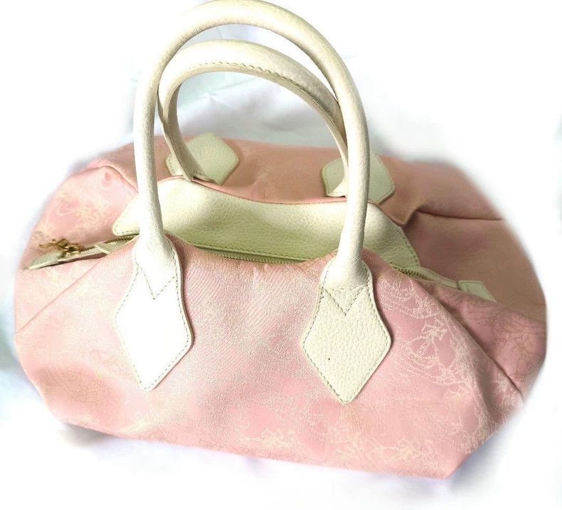 Vivienne Westwood Vivienne Westwood Pink Saturn embroidered bowling bag Size ONE SIZE - 1 Thumbnail