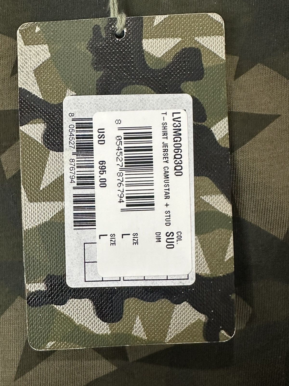 Valentino Valentino Camouflage Star Print T-Shirt Size US L / EU 52-54 / 3 - 6 Thumbnail