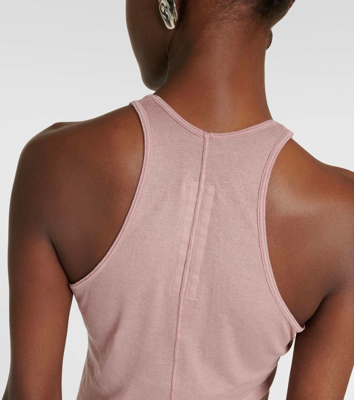 Rick Owens o1y0126 Tank Top in Blush Size S / US 4 / IT 40 - 3 Thumbnail